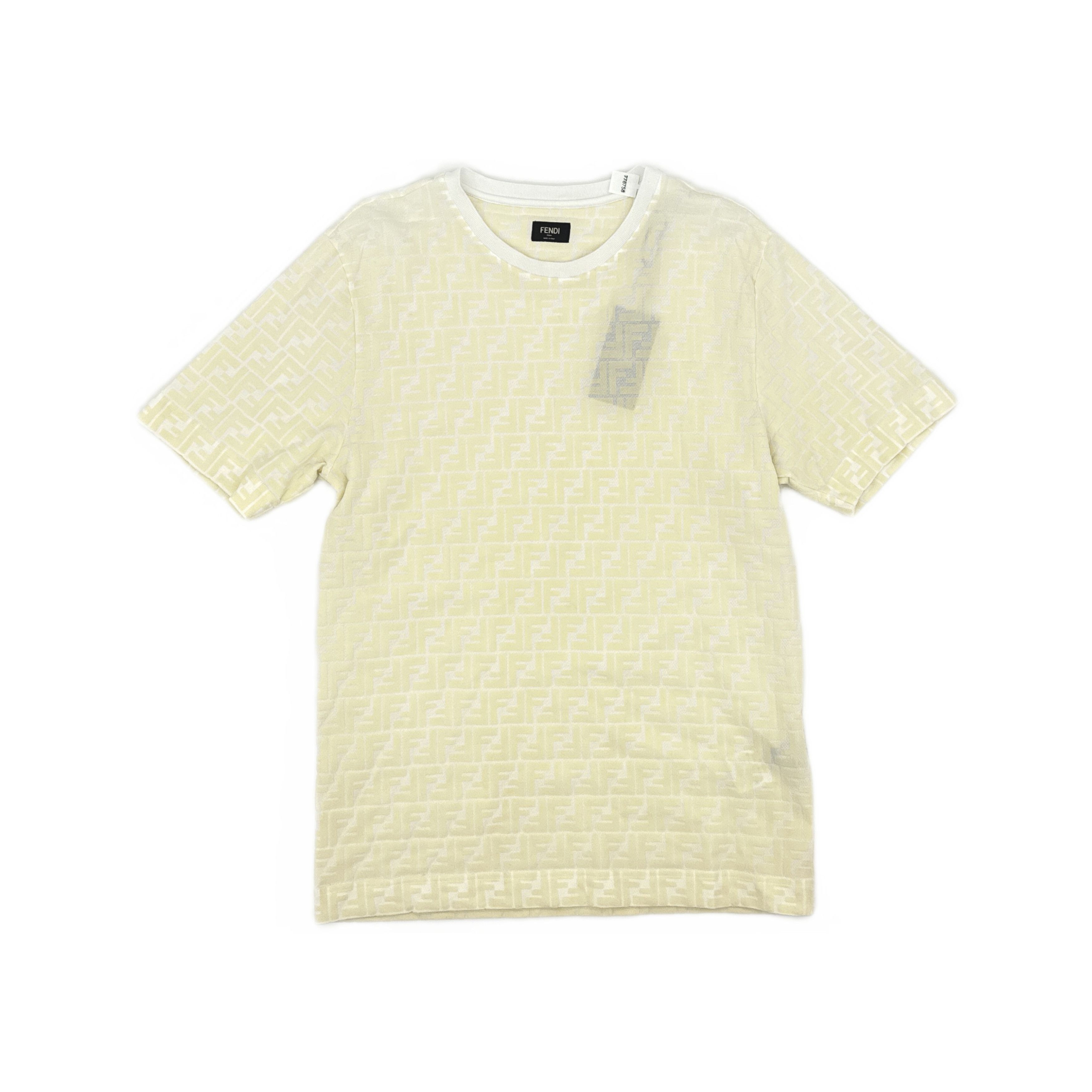Fendi Fendi FF Logo Print T-Shirt Size L Size US L / EU 52-54 / 3 - 1 Thumbnail