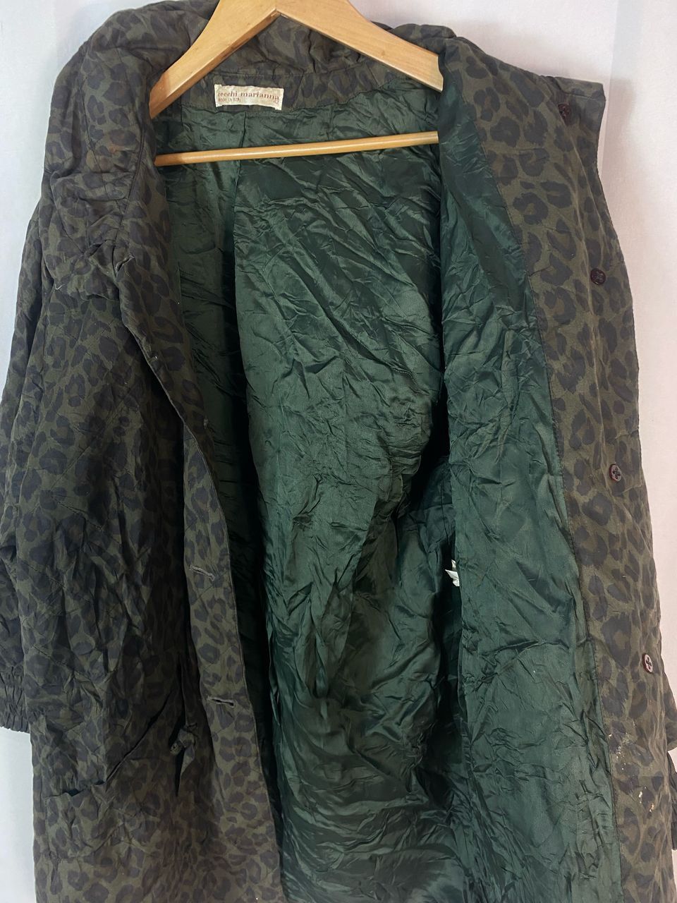 Designer Vintage cecchi marianna leopard button up jacket Size L / US 10 / IT 46 - 4 Thumbnail