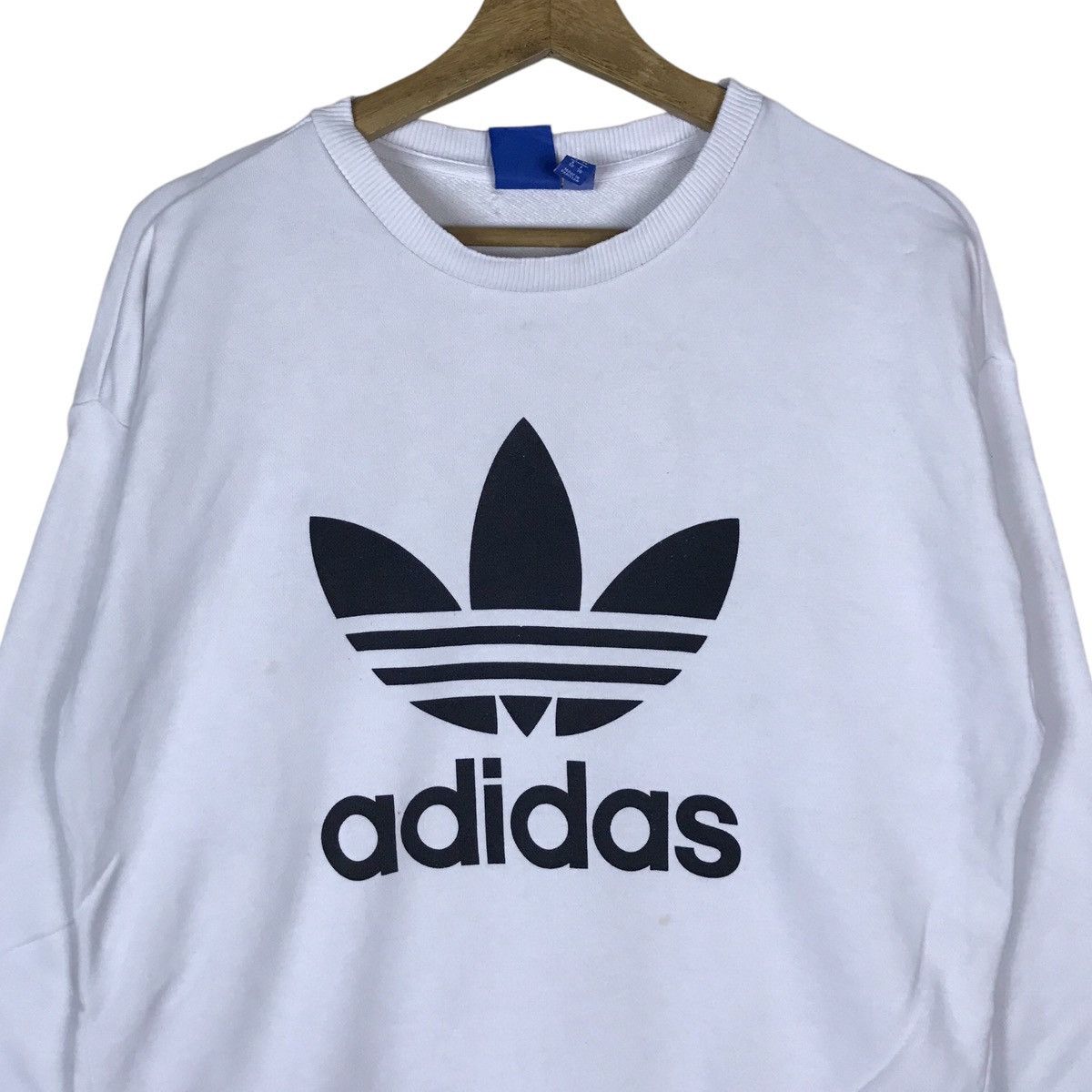 Adidas Vintage Adidas Big Logo Pullover Jumper Sweatshirt Size US XS / EU 42 / 0 - 2 Thumbnail