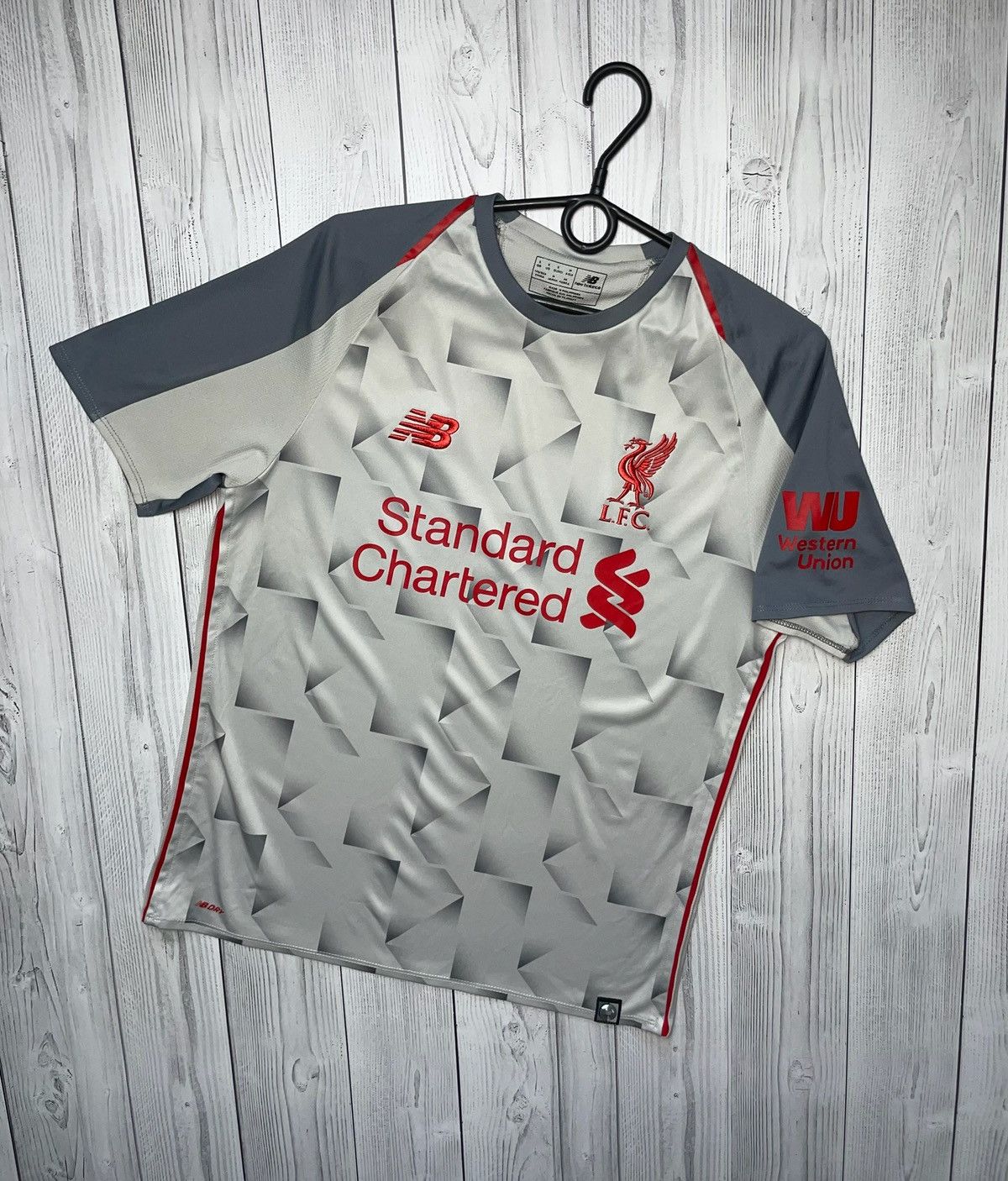 Vintage Liverpool soccer jersey size S away rare