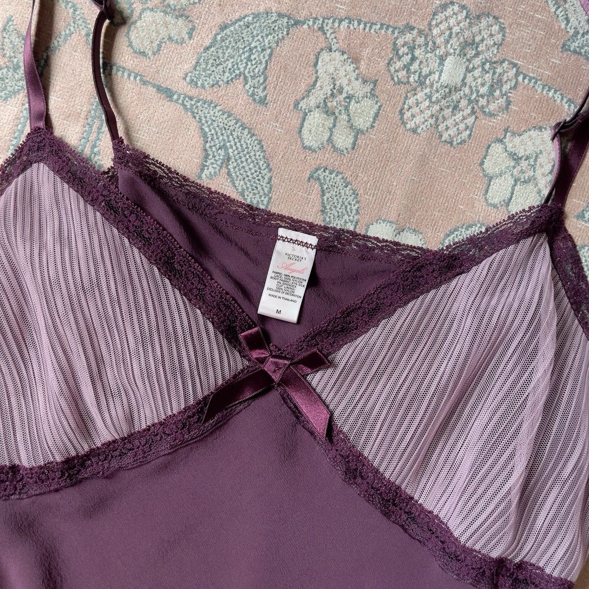 Victoria's Secret Victoria’s Secret Deep Plum Silk Mini Slip Dress (M) Size M / US 6-8 / IT 42-44 - 13 Thumbnail