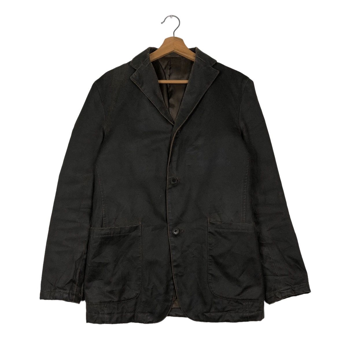Japanese Brand 🔥Vintage Leather Jacket Men’s Melrose Japan Issey Miyake Size US M / EU 48-50 / 2 - 1 Thumbnail
