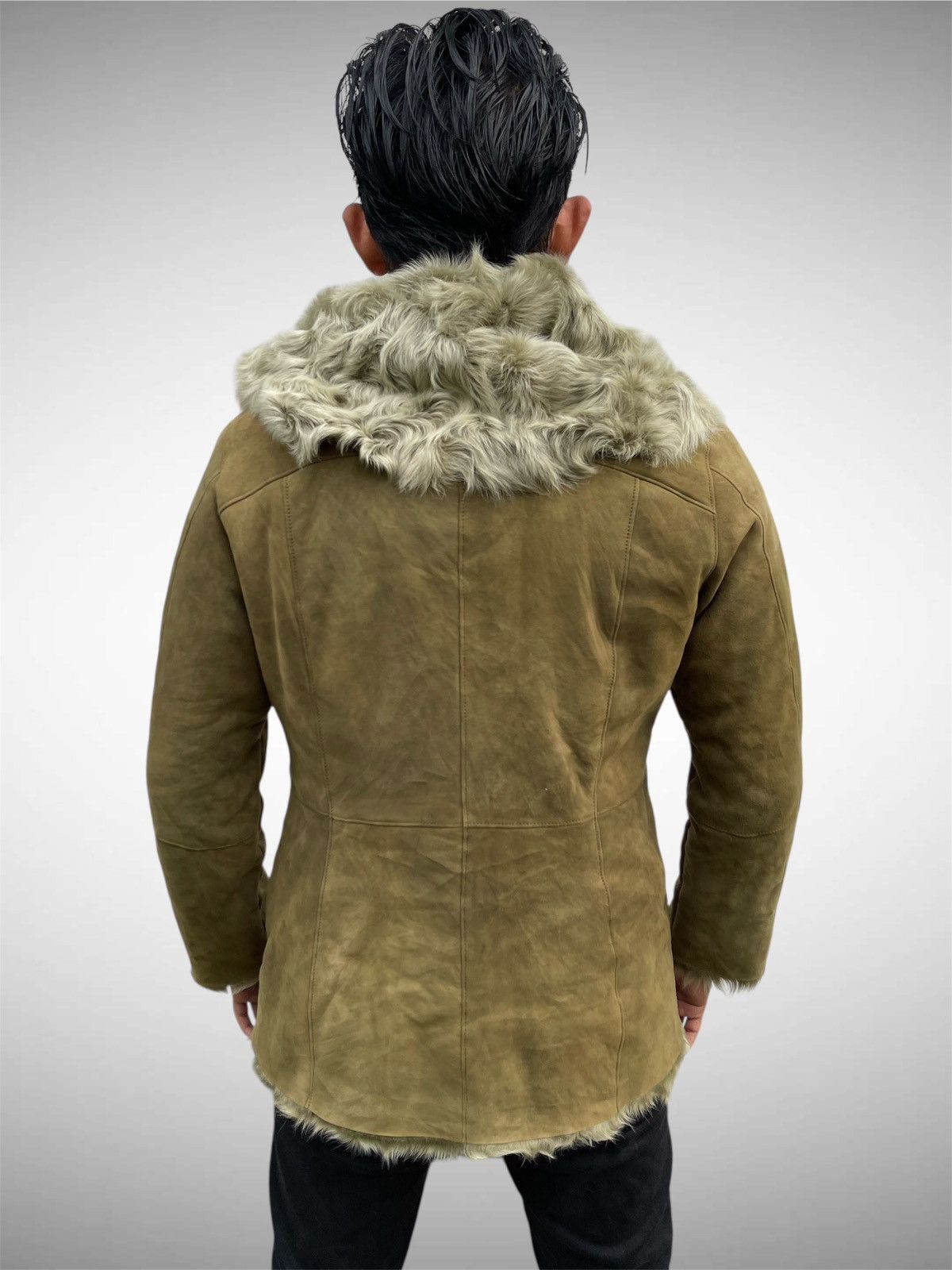 If Six Was Nine 🔥Vtg Hiroki Japan Faux Fur Lining Sherling Leather Jacket Size US M / EU 48-50 / 2 - 5 Thumbnail