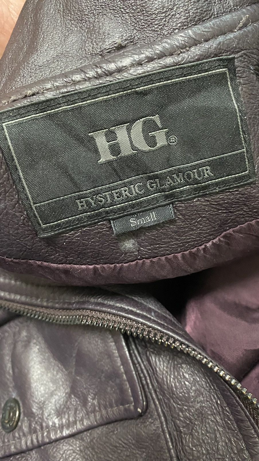 Hysteric Glamour 🔥 Rare🔥 Hysteric Glamour Leather Jacket Double Pocket Japan Size US S / EU 44-46 / 1 - 4 Thumbnail