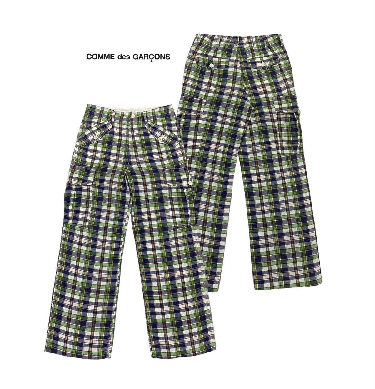 Comme des Garcons AD2001 Comme Des Garçons Tricot Cargo Trousers Size 28" / US 6 / IT 42 - 1 Thumbnail