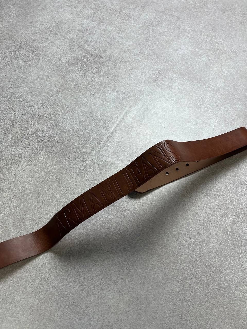 Armani Vintage Armani Jeans Spellout Belt Os Size 36 - 5 Thumbnail