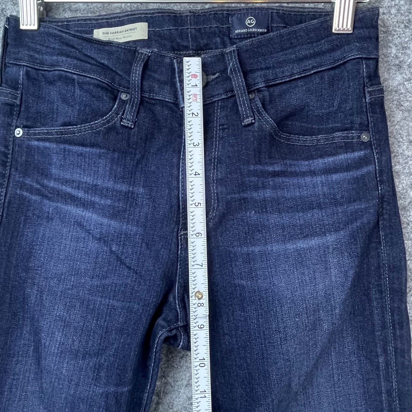 AG Adriano Goldschmied AG Adriano Goldschmied The Farrah Jeans Women 24 Blue Skinny Size 24" / US 00 / IT 34 - 6 Thumbnail
