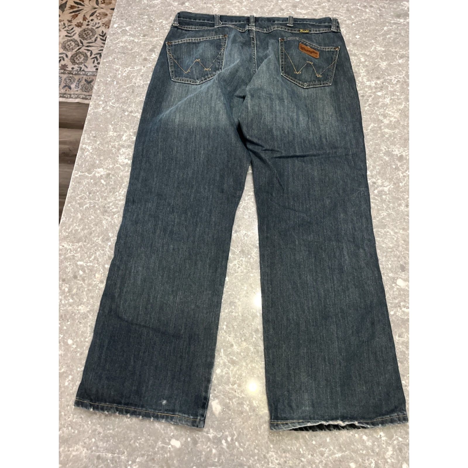 Wrangler Wrangler Men's Retro Relaxed Boot Jeans Dark Wash WRT20WB Size 36x32 Size US 36 / EU 52 - 7 Thumbnail