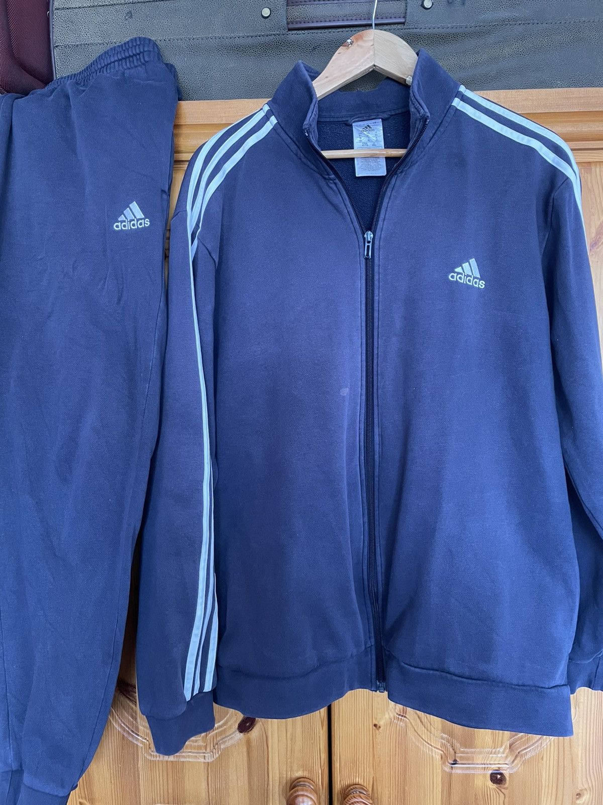 Adidas Men navy size XL tracksuit Size US XL / EU 56 / 4 - 1 Thumbnail