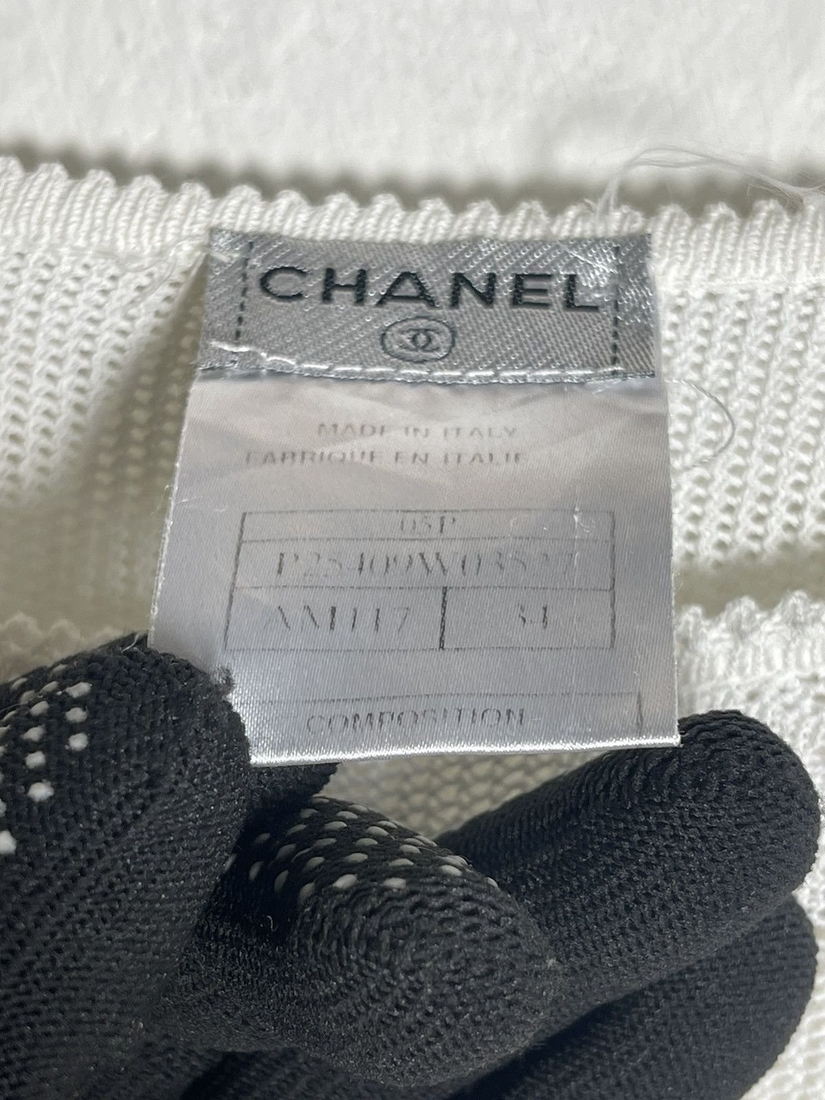Chanel × Vintage Chanel Camelia flower Knitwear long sleeve crop tops Size XXS / US 00 / IT 34 - 8 Thumbnail