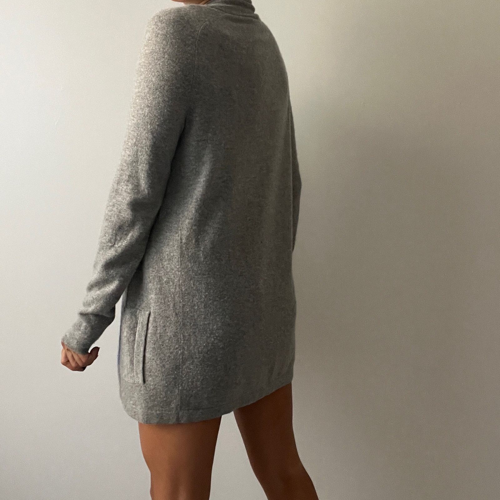 Theory Theory Womens Gray Open Cardigan 100% Cashmere Size S Size S / US 4 / IT 40 - 12 Thumbnail