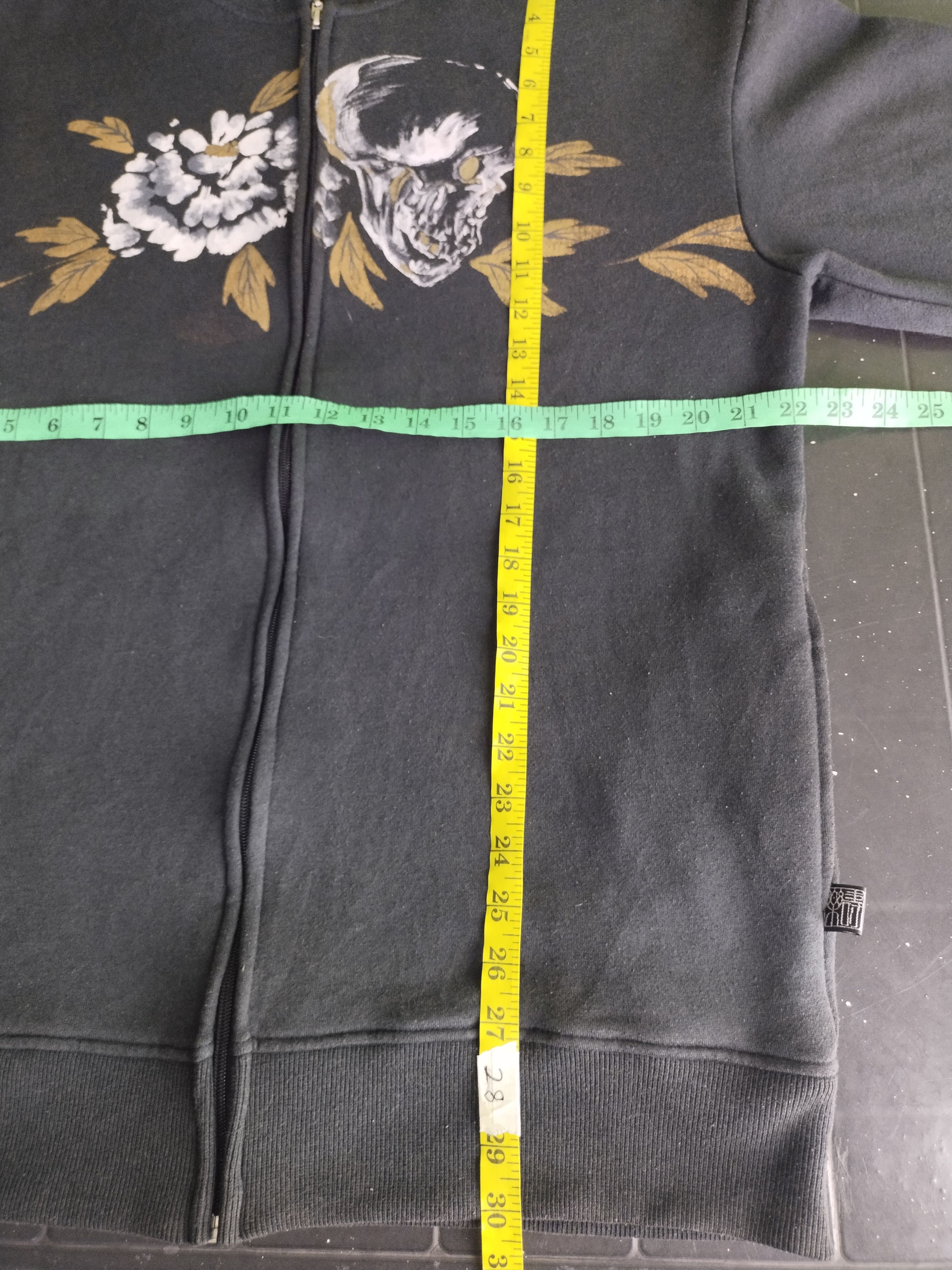 Karakuri Tamashii Vintage Skulls Sukajan Juraku Zipper Hoodie Size US L / EU 52-54 / 3 - 17 Thumbnail