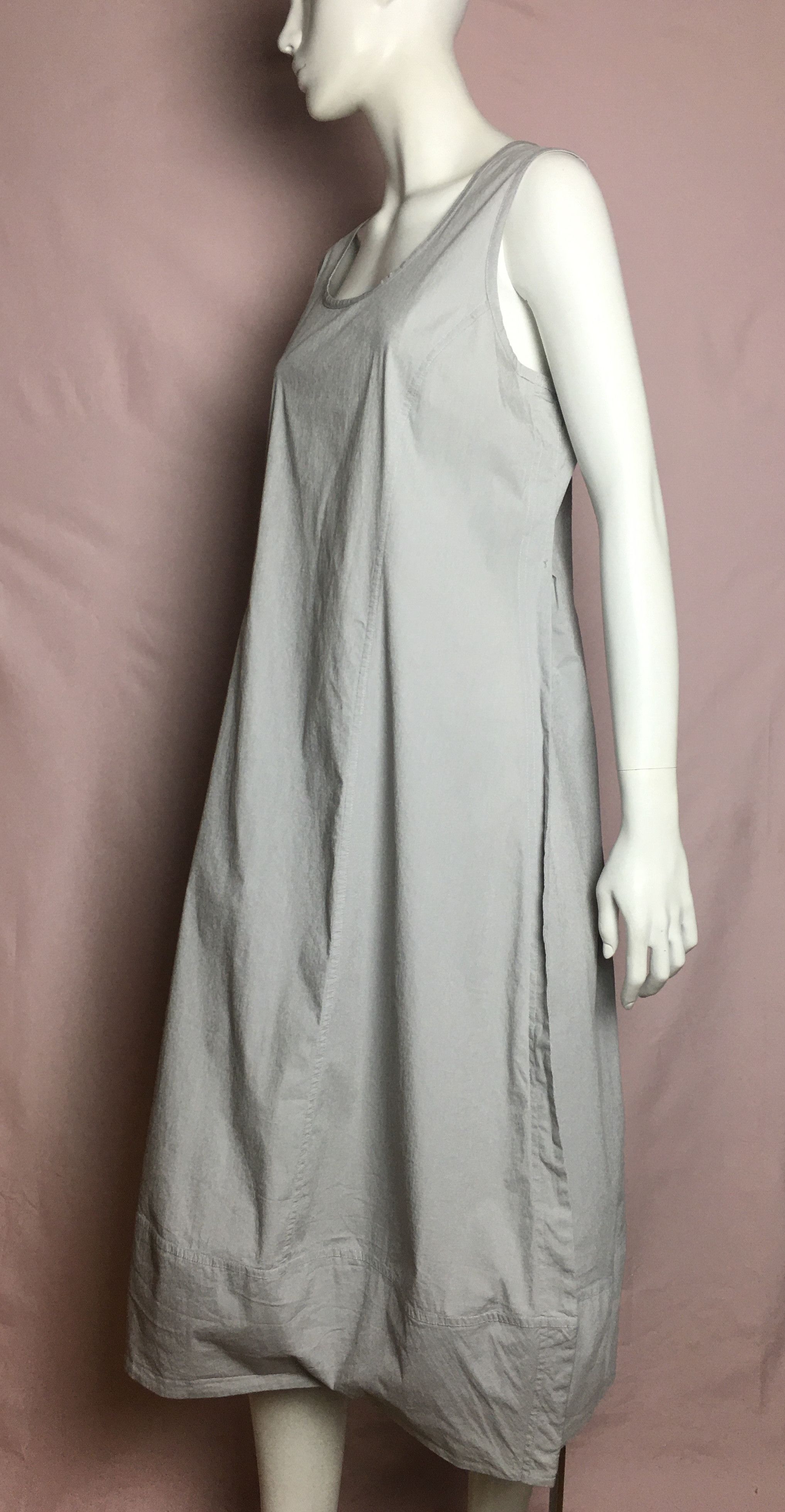 Rundholz Rundholdz Cotton Blend Grey Long Sleeves Dress Size L Size L / US 10 / IT 46 - 2 Thumbnail