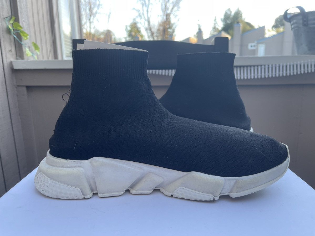 Balenciaga Balenciaga Speed Trainer Black White Size 43 OG/BEST VERSION Size US 10 / EU 43 - 4 Thumbnail