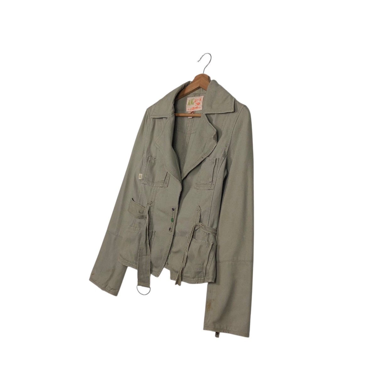 Japanese Brand 📌Vintage Cropped Biker Jacket Guarana Soda Bondage Design Size US L / EU 52-54 / 3 - 5 Thumbnail