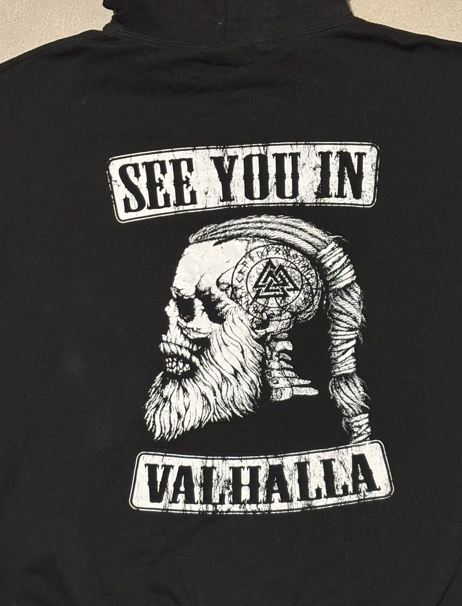 Band Tees See You In Valhalla Viking Hoodie Size XXL Size US XXL / EU 58 / 5 - 12 Thumbnail