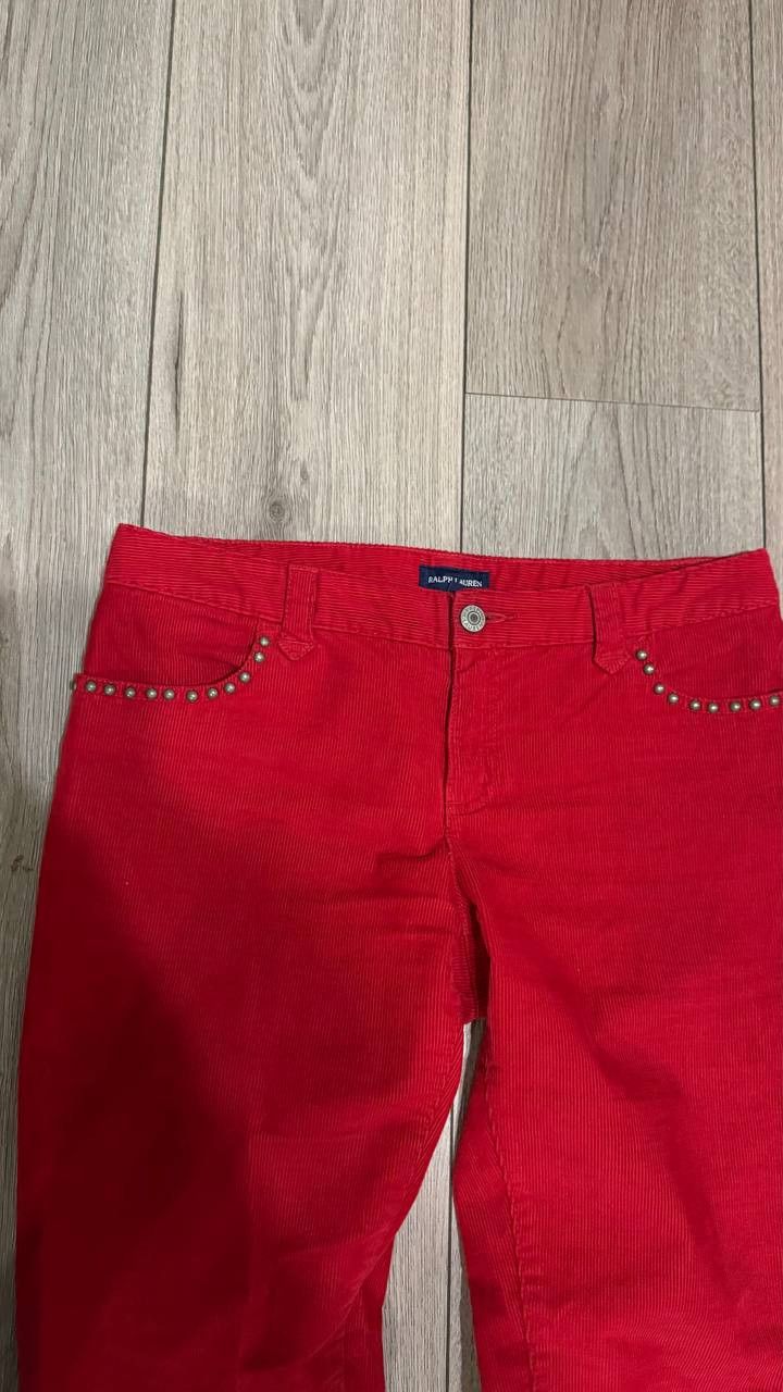 Ralph Lauren Ralph Lauren Womens Jeans size 10 velvet red Size 28" / US 6 / IT 42 - 3 Thumbnail