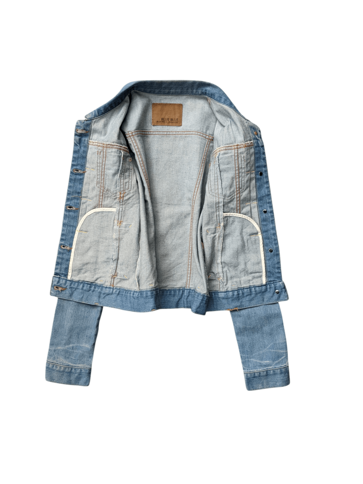 Blue Blue Japan Blue Blue Trucker Jeans Size XS / US 0-2 / IT 36-38 - 2 Thumbnail