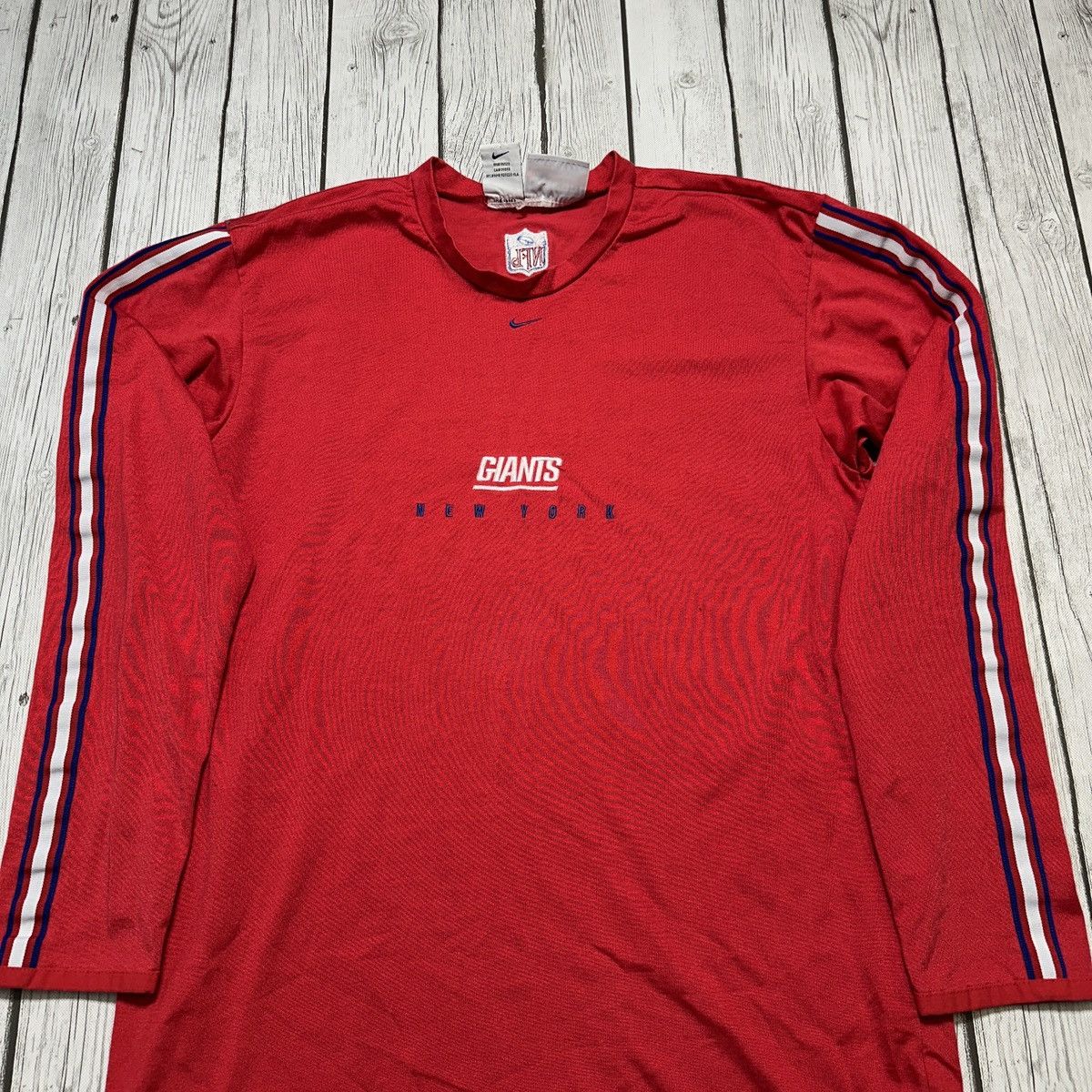 NFL × Nike × Vintage Vintage New York Giants long sleeve tee Size US L / EU 52-54 / 3 - 3 Thumbnail