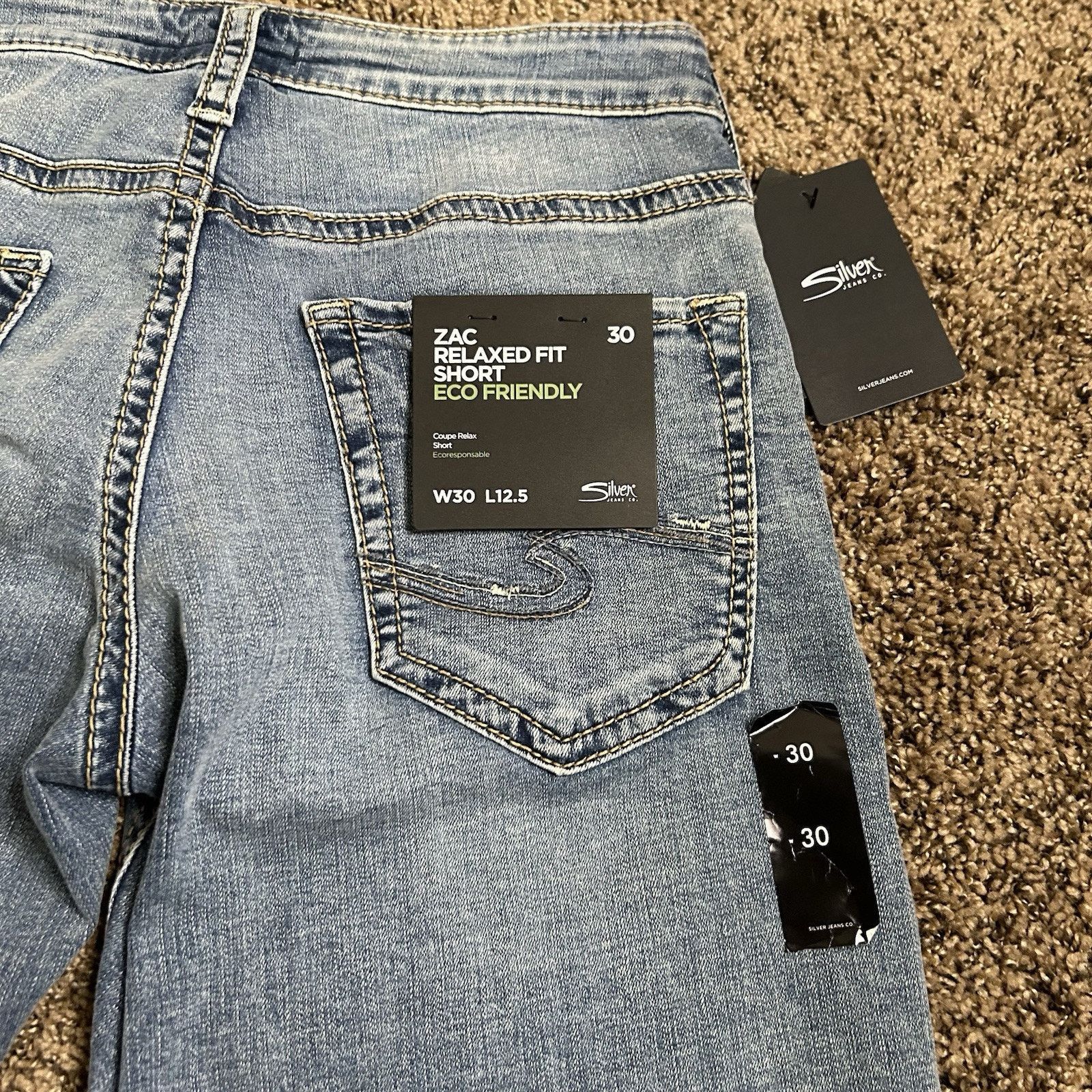 Other Silver Zac Relaxed Fit Shorts W 30 / L 12.5 - NWT! Size US 30 / EU 46 - 10 Thumbnail