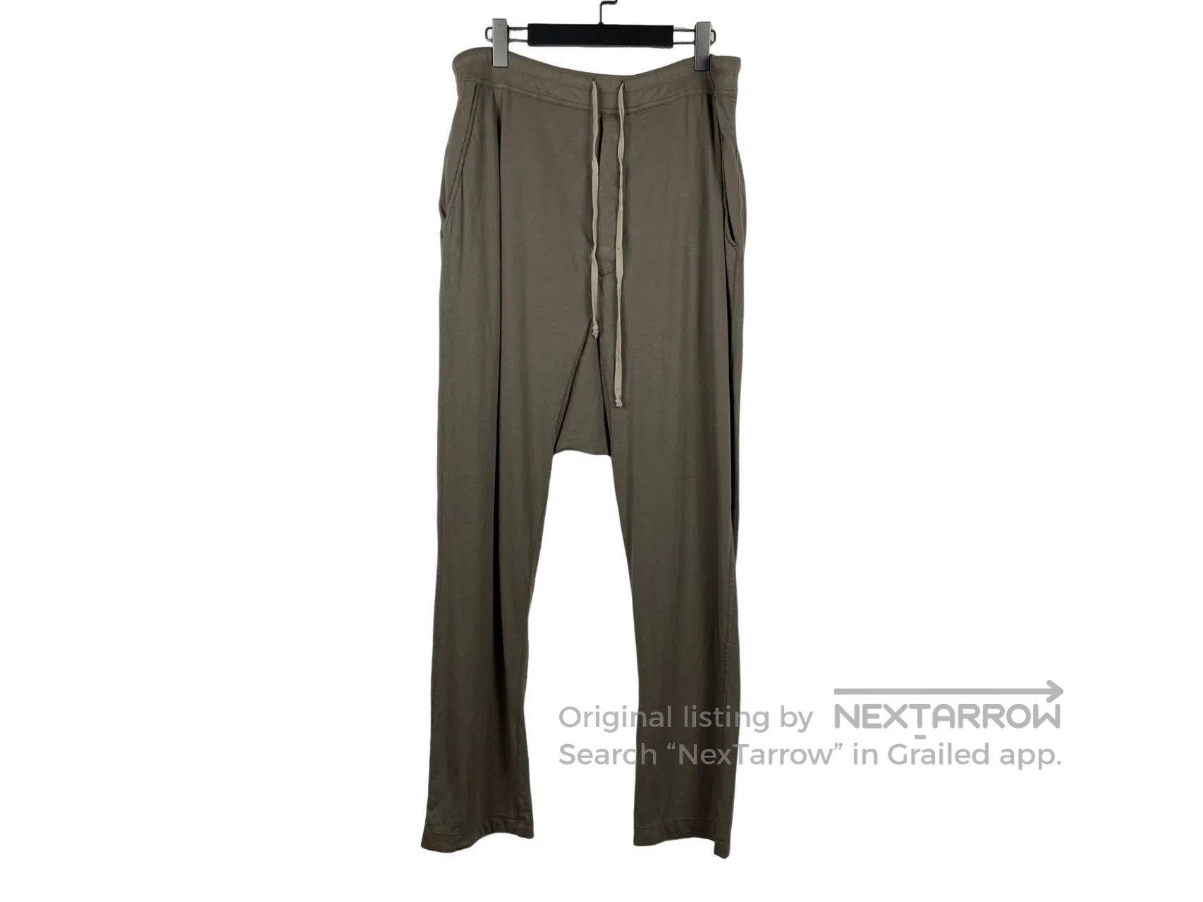 Rick Owens Rick Owens size M Thin Drop Crotch Long Pants Size US 27 - 1 Thumbnail