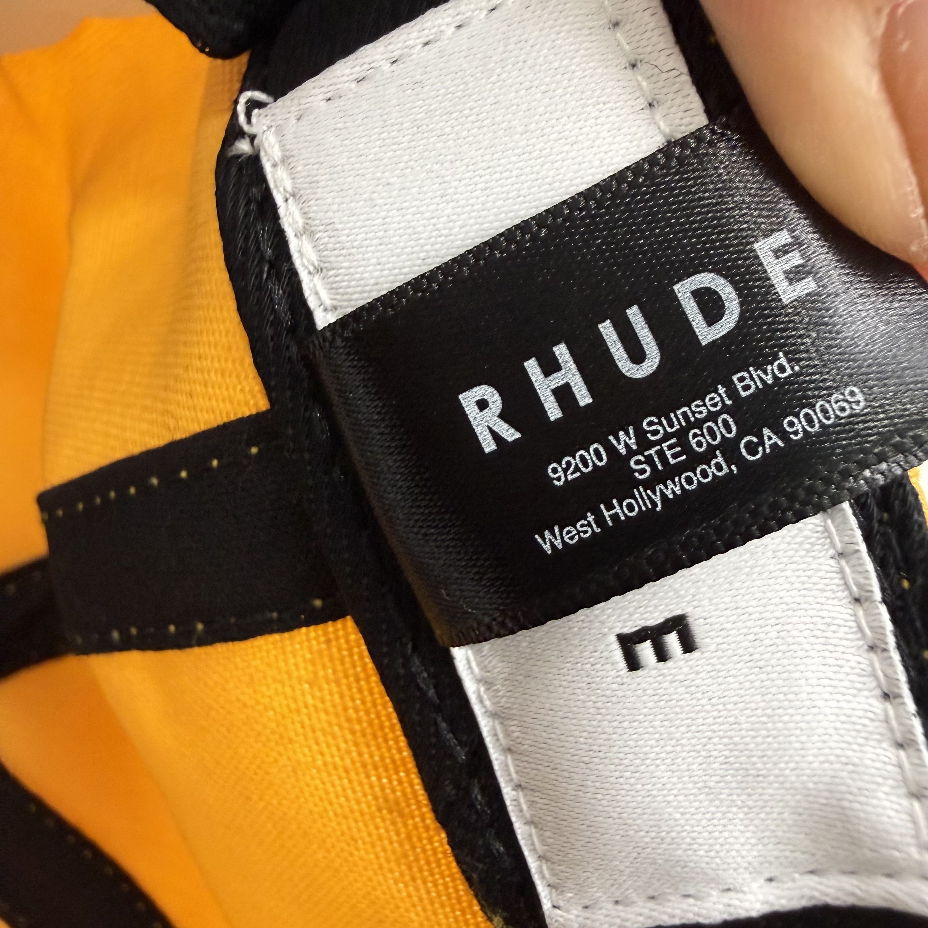 Rhude Rhude World Champions Snapback Hat Logo Made in USA Cap Size ONE SIZE - 9 Thumbnail