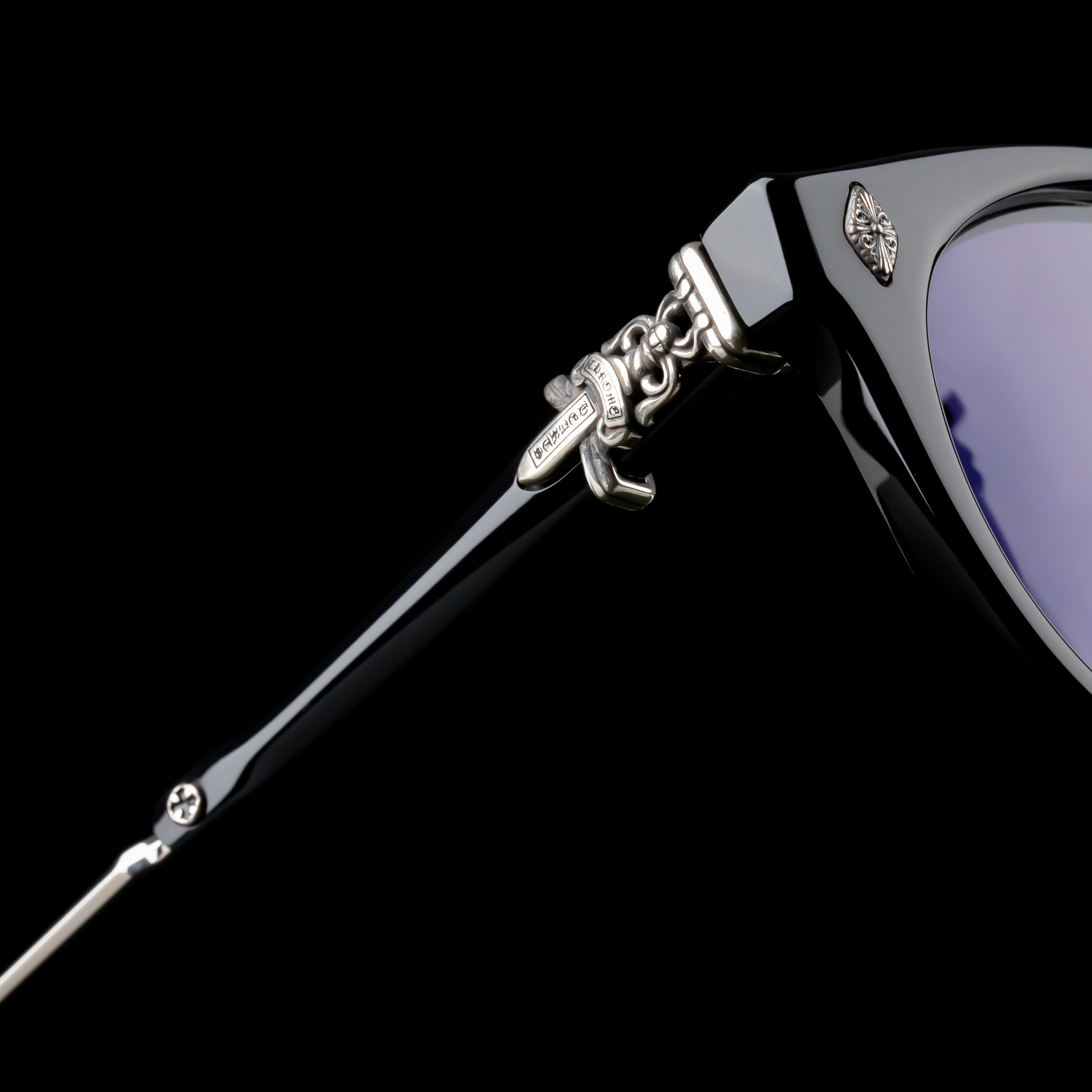 Chrome Hearts CHROME HEARTS SAC BLACK GLASSES Size ONE SIZE - 2 Thumbnail