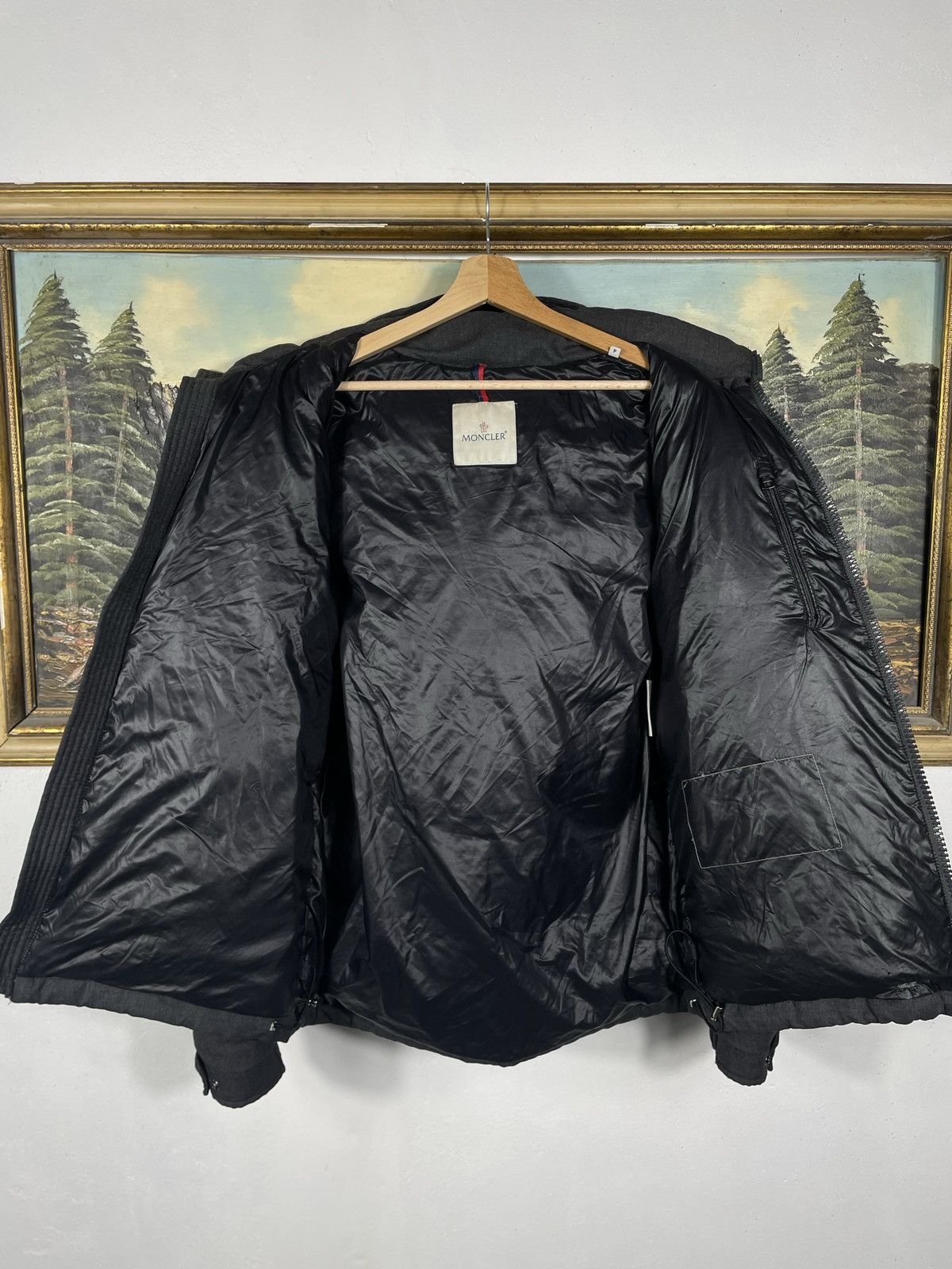 Designer × Moncler Moncler Montgenevre Giubbotto Grey Puffer Hoodie Size US XL / EU 56 / 4 - 14 Thumbnail