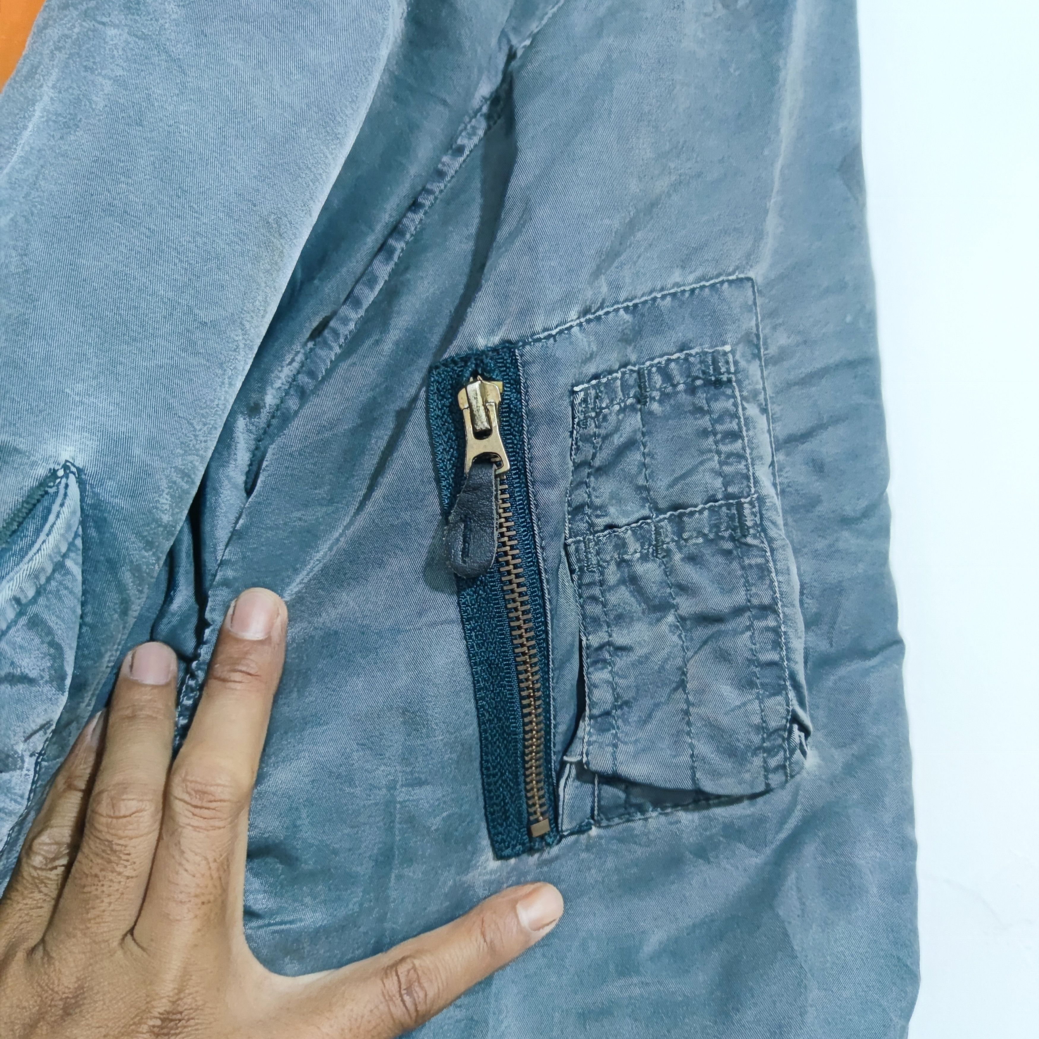Alpha Industries × Vintage Reversibel MA1 Military Bomber Jacket Size US M / EU 48-50 / 2 - 11 Thumbnail