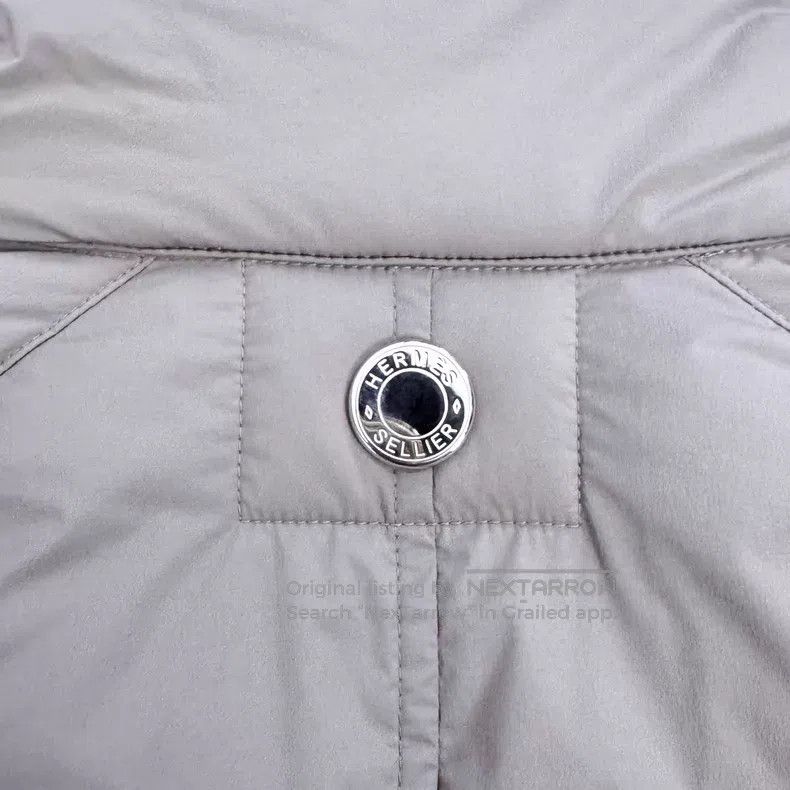 Hermes Hermes Beige Horseback Riding Down Jacket Size S / US 4 / IT 40 - 6 Thumbnail
