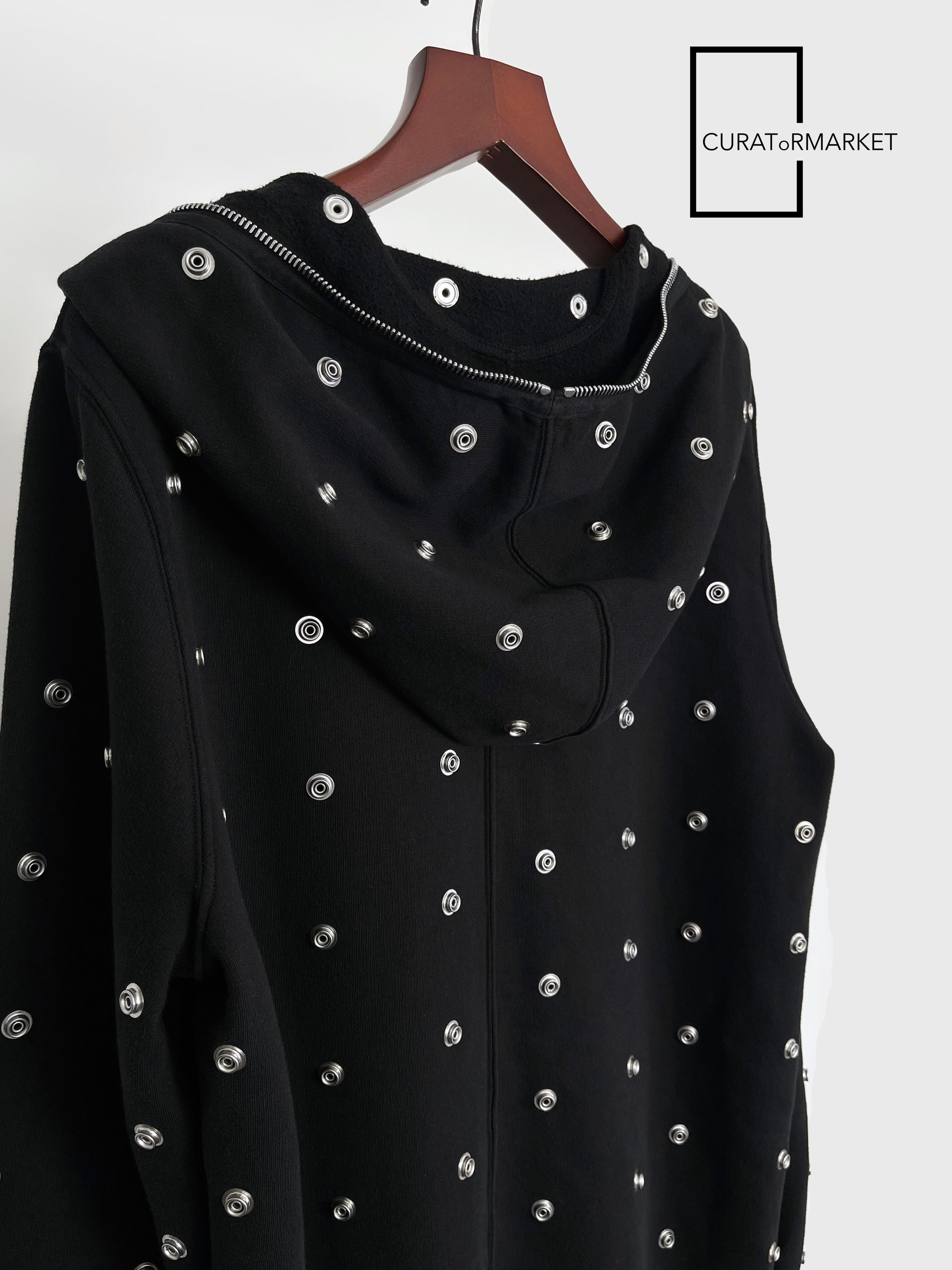 Rick Owens Drkshdw Jumbo Gimp Hoodie Press Stud Button Sealed Zip SS24 Lido Size US S / EU 44-46 / 1 - 8 Thumbnail