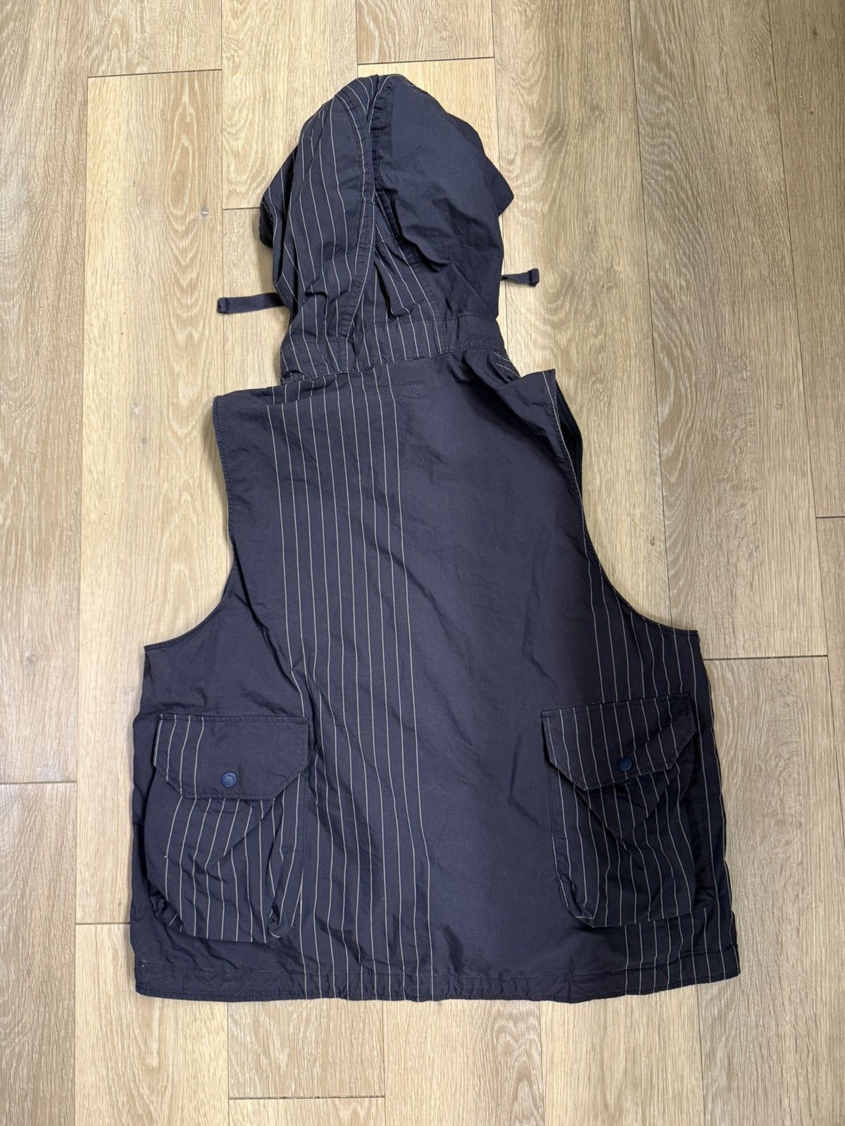 Engineered Garments Engineered Garments Pinstriped Field Vest Size US M / EU 48-50 / 2 - 2 Thumbnail