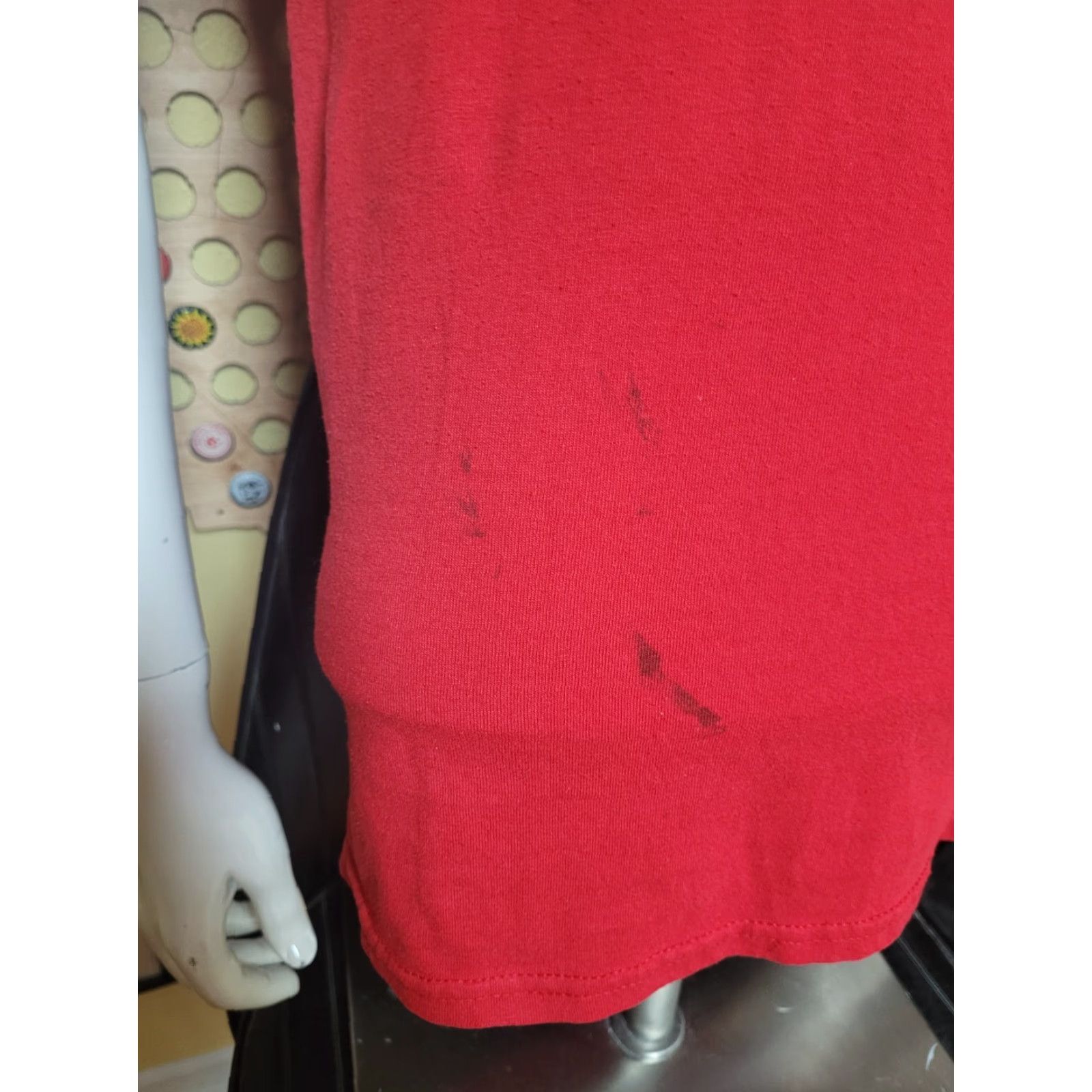 Jerzees VTG Jeep Logo T Shirt Small Red Cotton Jeep Graphic Tee Mens 4X4 Cars Retro USA Decade 80s 90s Size US S / EU 44-46 / 1 - 3 Thumbnail