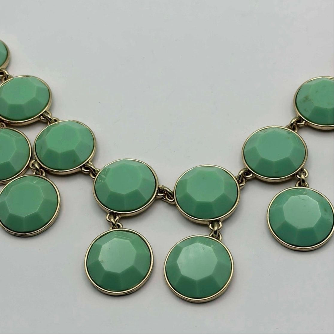 Other Turquoise & Gold Drop Necklace Size ONE SIZE - 2 Thumbnail