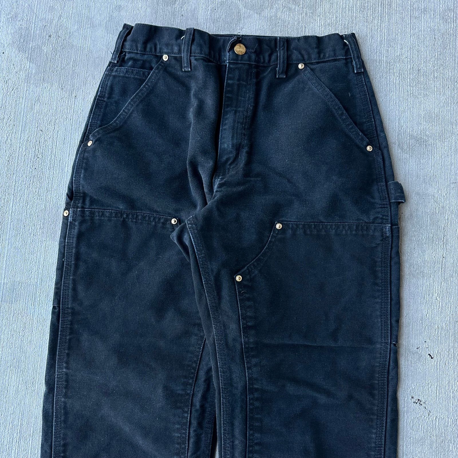 Carhartt × Vintage Carhartt black double knee work wear carpenter pants Size US 28 / EU 44 - 2 Thumbnail