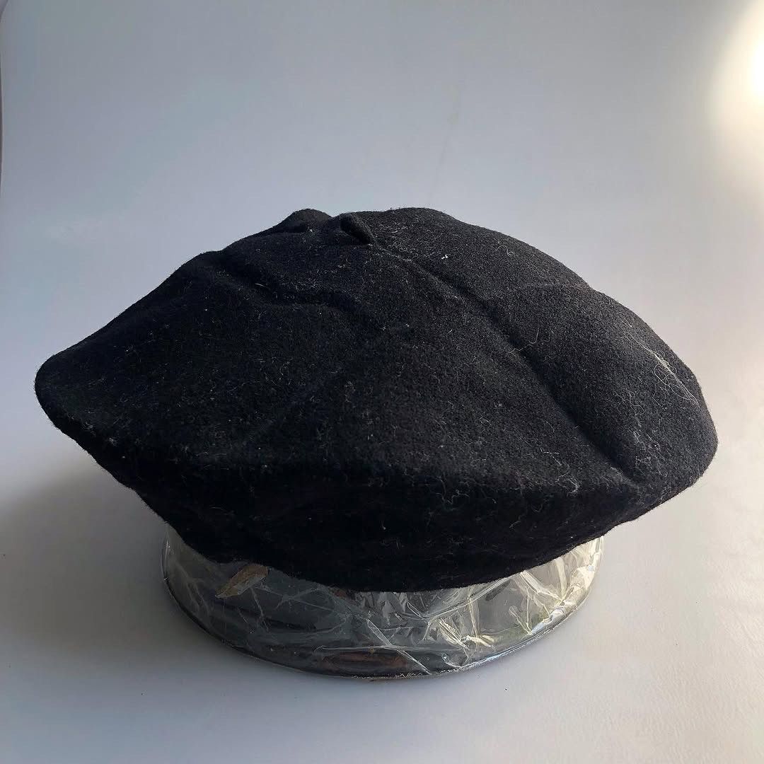 Designer × Vintage French beret hat Etcheq black stussy kangol like stussy Size ONE SIZE - 1 Thumbnail