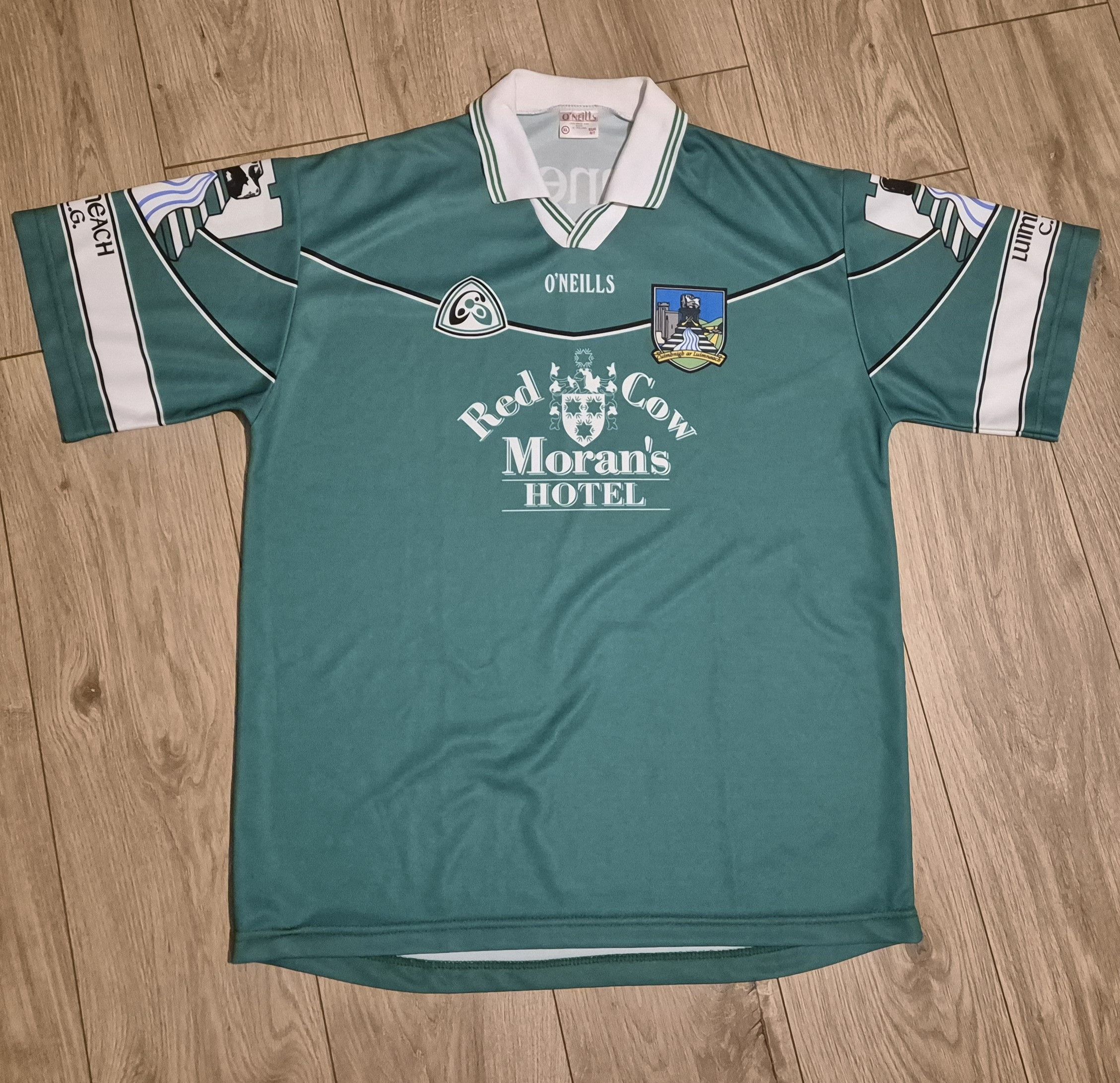O'Neill 2001-02 Limerick GAA (Luimneach) Match (Moran)Home Jersey Size US M / EU 48-50 / 2 - 2 Thumbnail