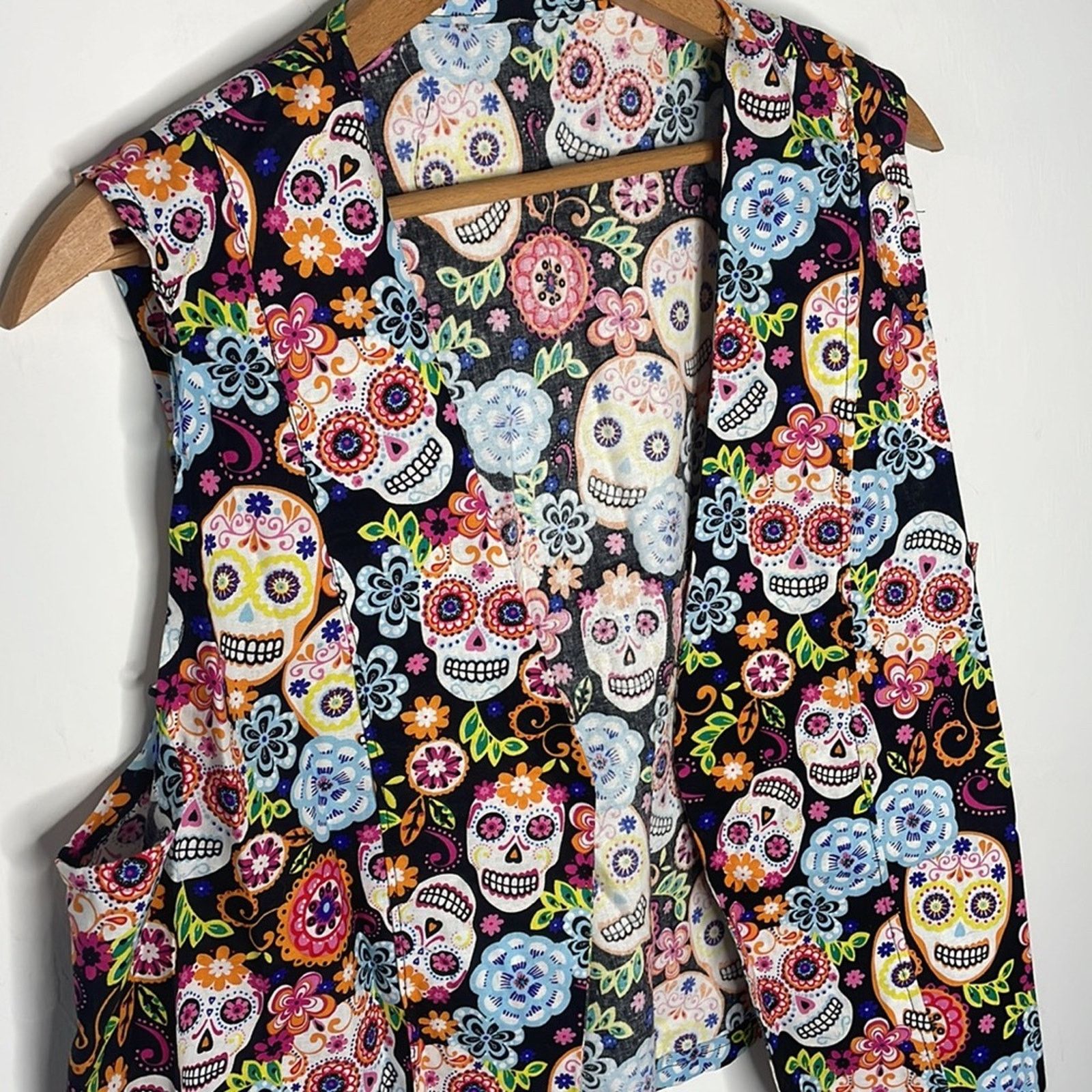 Other NWOT Colorful Skulls Open Vest Size S / US 4 / IT 40 - 3 Thumbnail