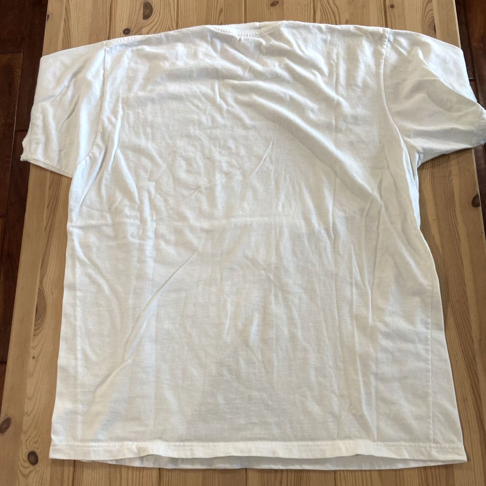 Calvin Klein Calvin Klein T-Shirt Crew Neck Short Sleeve Large White Logo Relaxed Fit Men UVTG? Size US L / EU 52-54 / 3 - 6 Thumbnail
