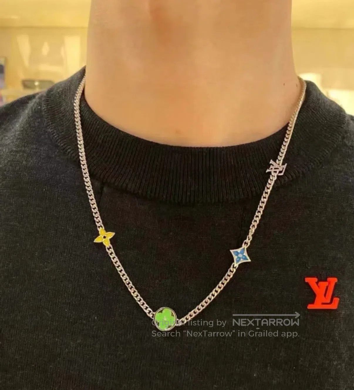 Louis Vuitton Louis Vuitton Flower Necklace Size ONE SIZE - 6 Thumbnail