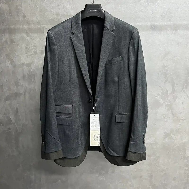 Neil Barrett NeIL BarreTT XL Deep Gray Cotton Jacket 0089 Size US XL / EU 56 / 4 - 1 Thumbnail