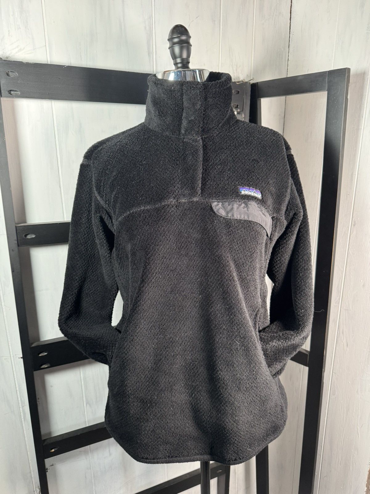 Patagonia Patagonia BLACK Re-Tool Snap-T Pullover Fleece Jacket, large Size L / US 10 / IT 46 - 1 Thumbnail