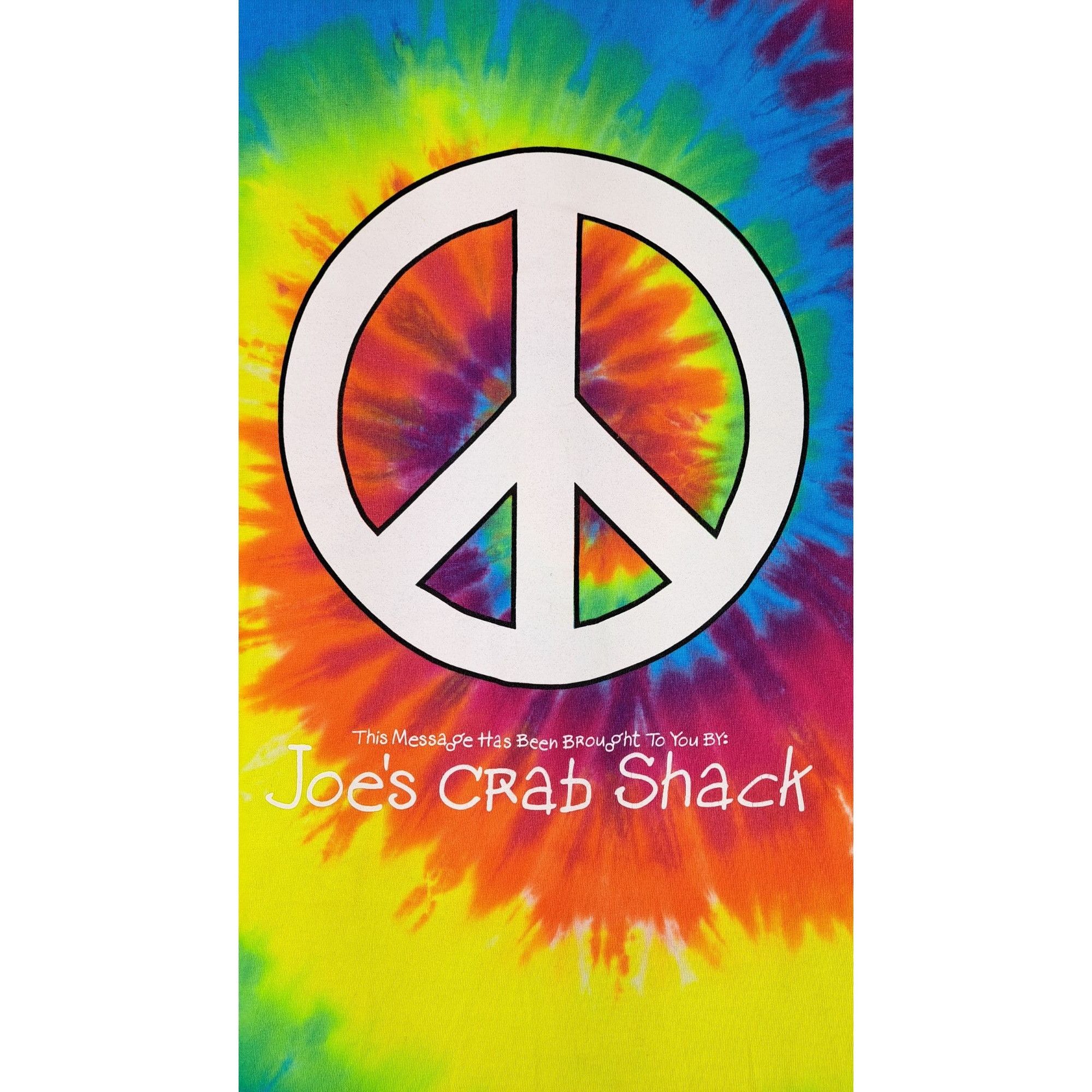 Vintage Vintage Joe's Crab Shack Tie-Dye Peace Love Crabs T-Shirt L Size US L / EU 52-54 / 3 - 6 Thumbnail