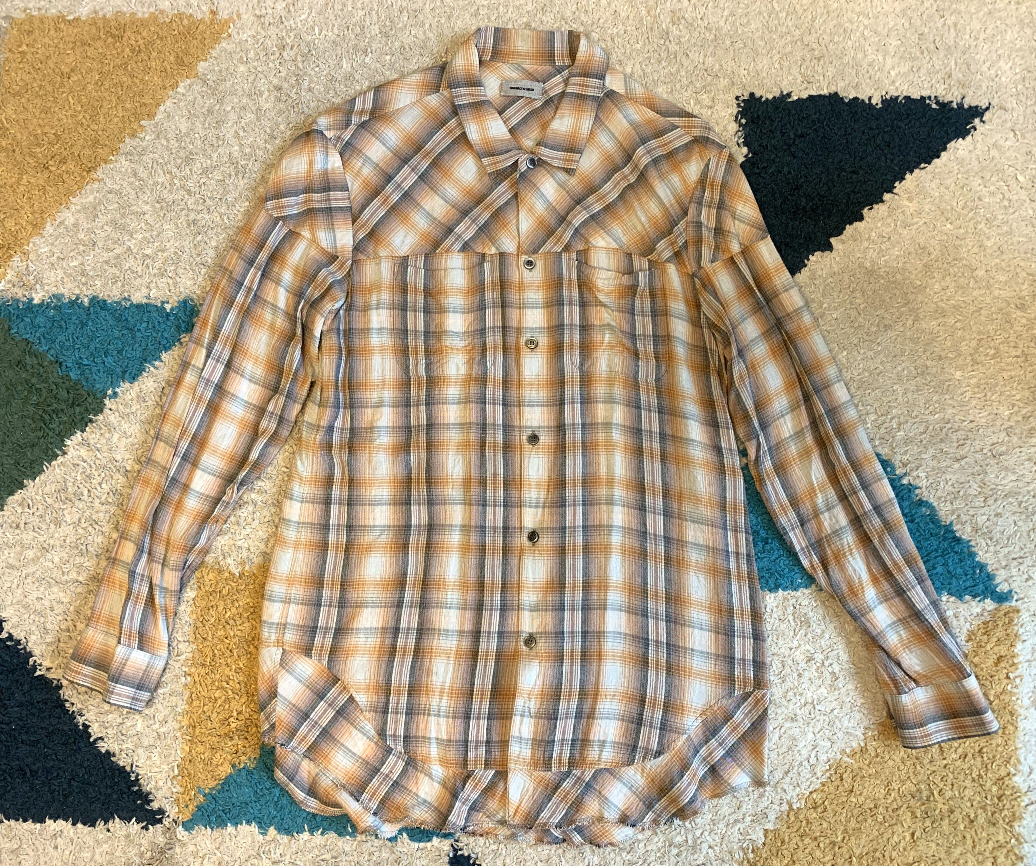 Undercover Undercover 2012ss layered plaid shirt, size 2 (fits M) Size US M / EU 48-50 / 2 - 1 Thumbnail