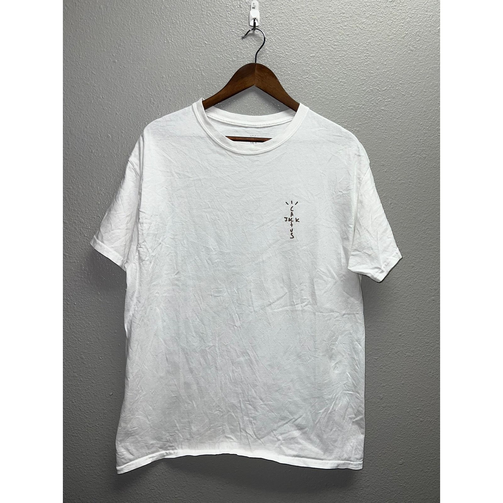 Vintage Travis Scott Cactus Jack Shirt Tee Logo Short Sleeve Large Size US L / EU 52-54 / 3 - 1 Thumbnail