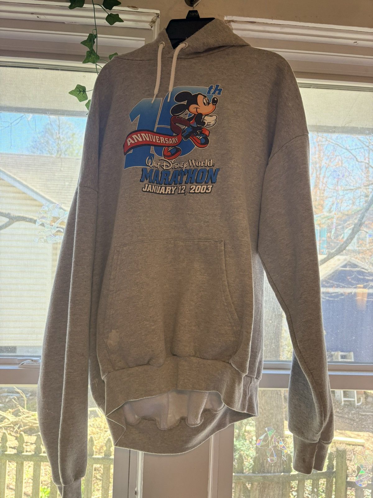 Disney Vintage 2003 disney marathon hoodie Size US L / EU 52-54 / 3 - 2 Thumbnail