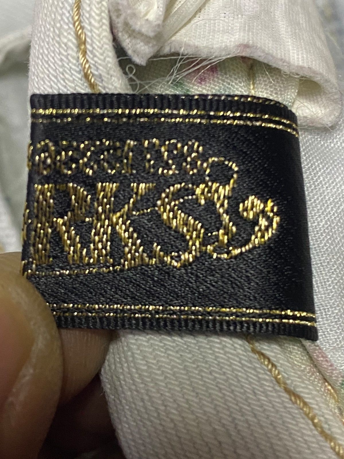 Japanese Brand Y2k Light wash low rise flare jeans with gold buttons Size 29" - 10 Thumbnail