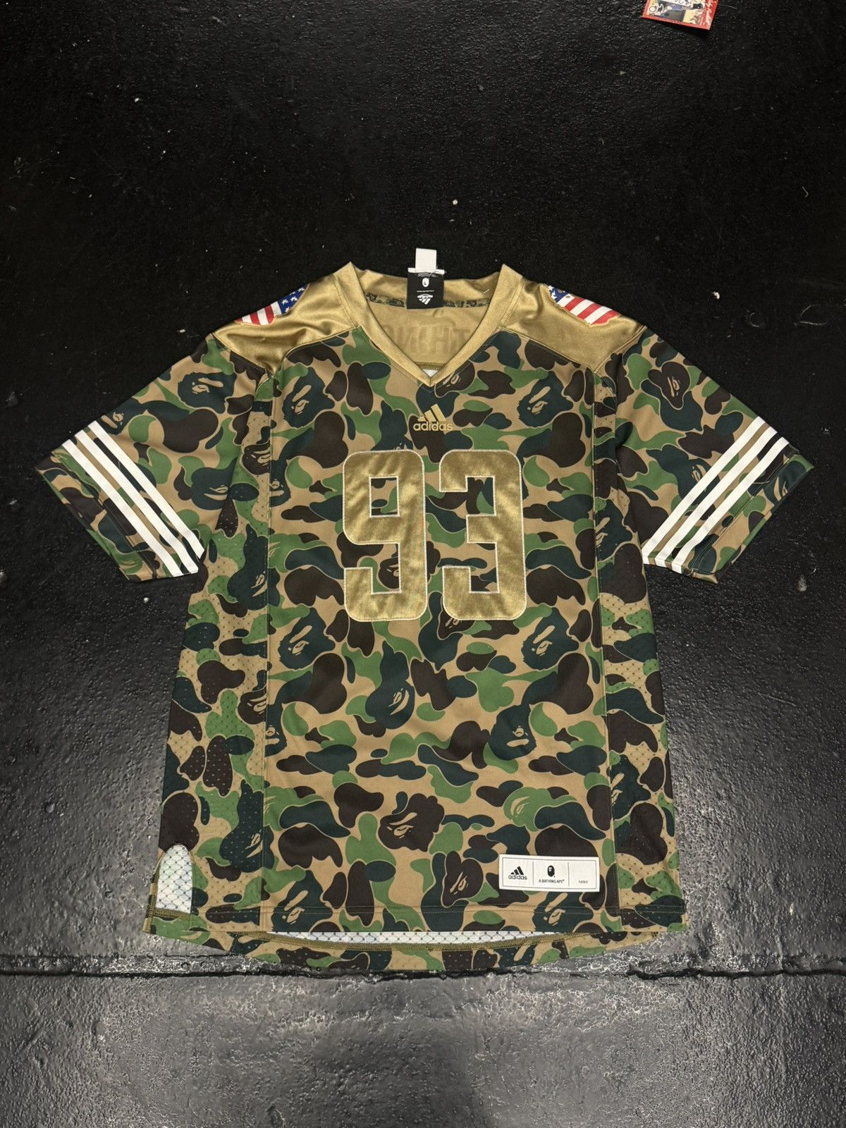Adidas × Bape Bape X Adidas Camo Jersey Size US L / EU 52-54 / 3 - 1 Thumbnail
