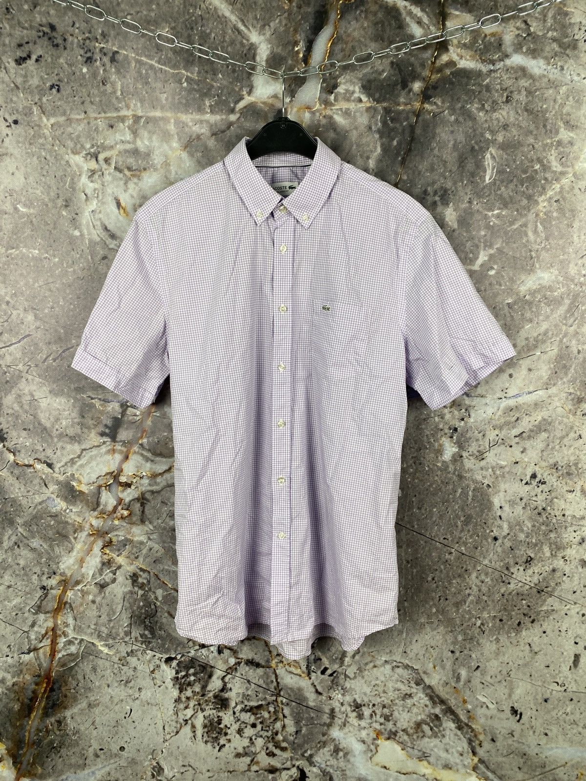 Lacoste Men’s Lacoste Shirt Button Up Streetwear Size 42 Size US L / EU 52-54 / 3 - 1 Thumbnail