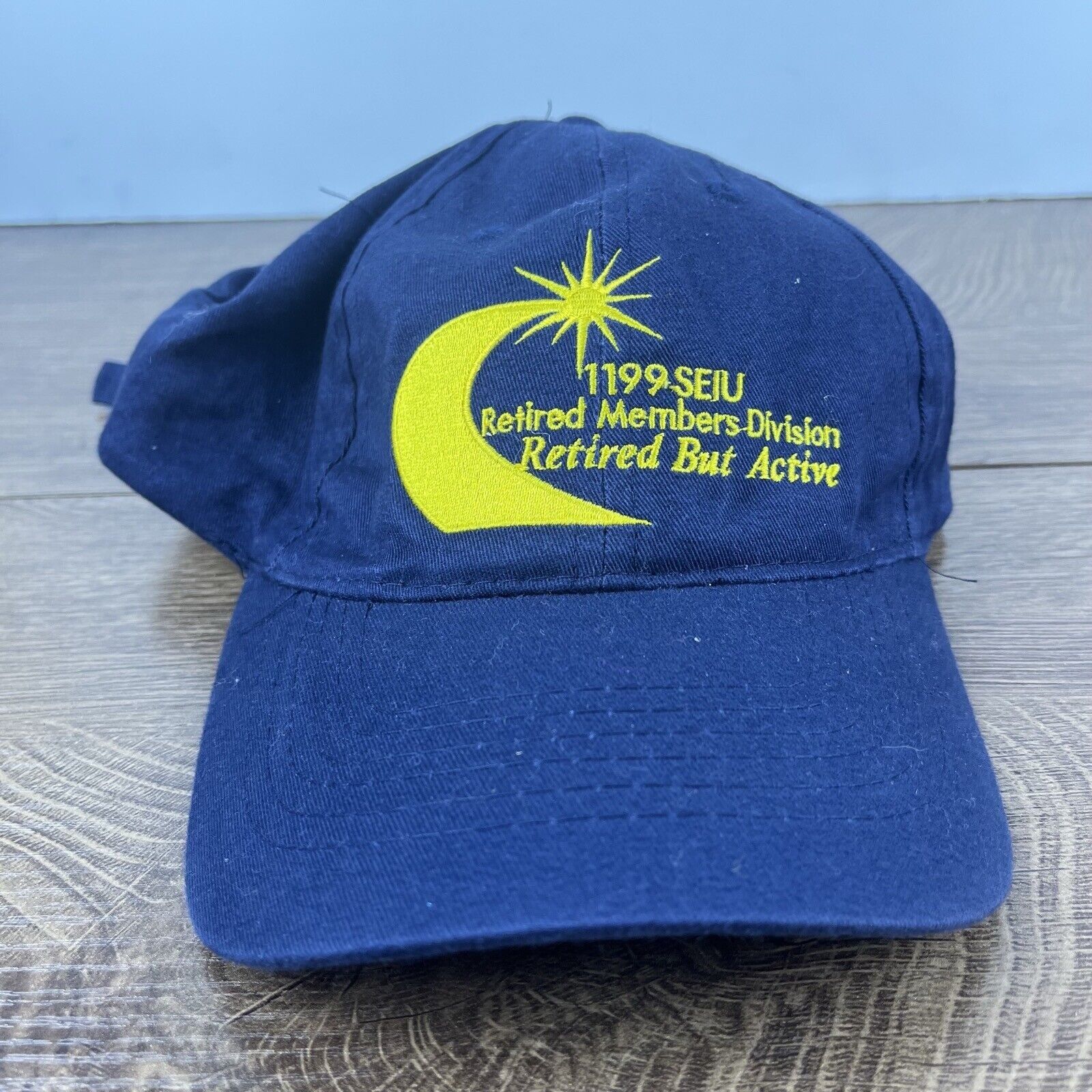 Other 1199 SEIU Hat Retired Active Adjustable Hat Blue Adjustable Size ONE SIZE - 1 Thumbnail